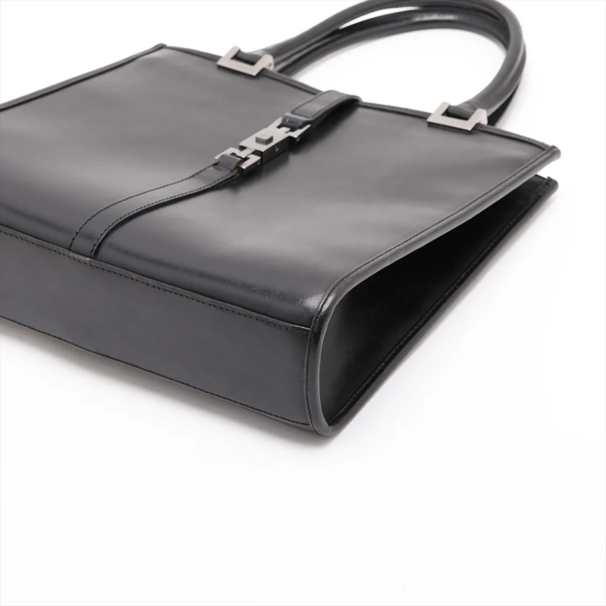 Old Gucci Jackie Leather Handbag Black — view 3