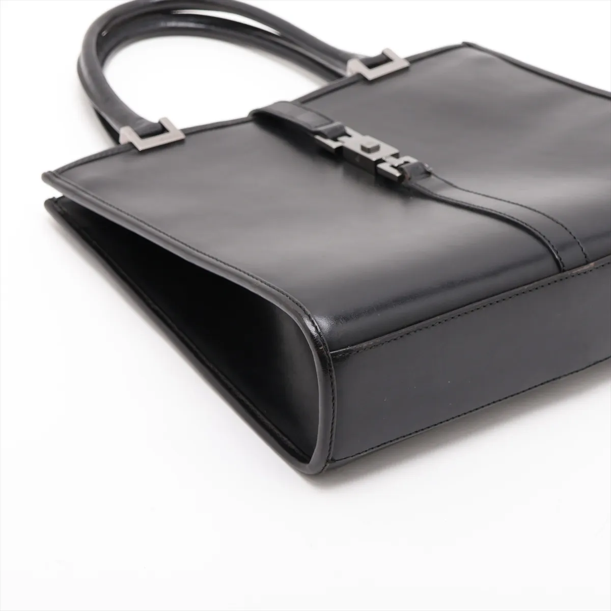 Old Gucci Jackie Leather Handbag Black — view 4