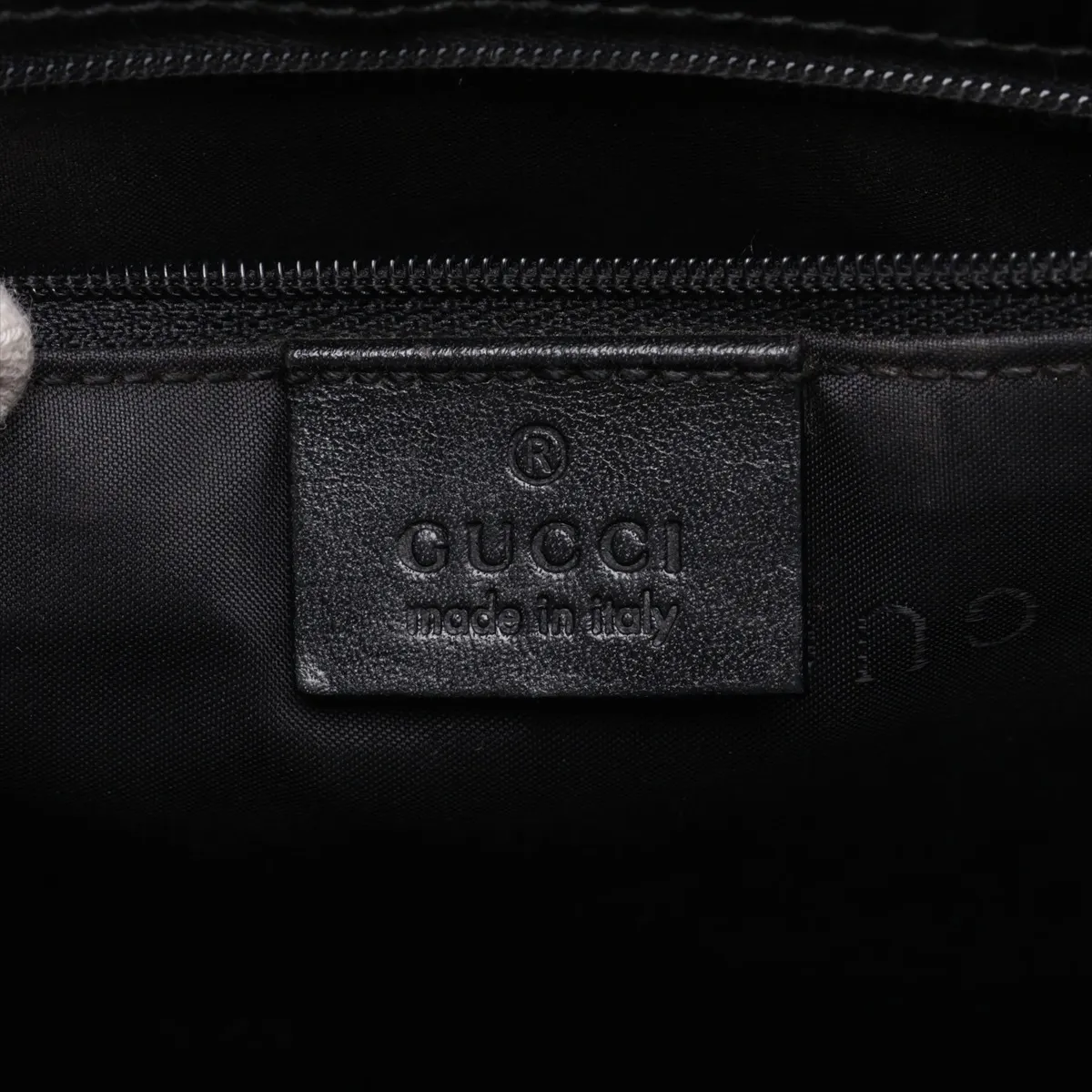 Old Gucci Jackie Leather Handbag Black — view 9