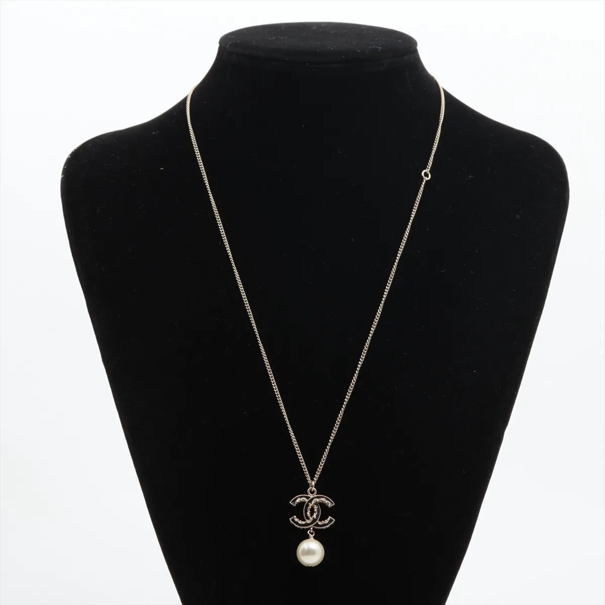 Cocomark B13C Necklace GP x Fake Pearl Gold — view 5