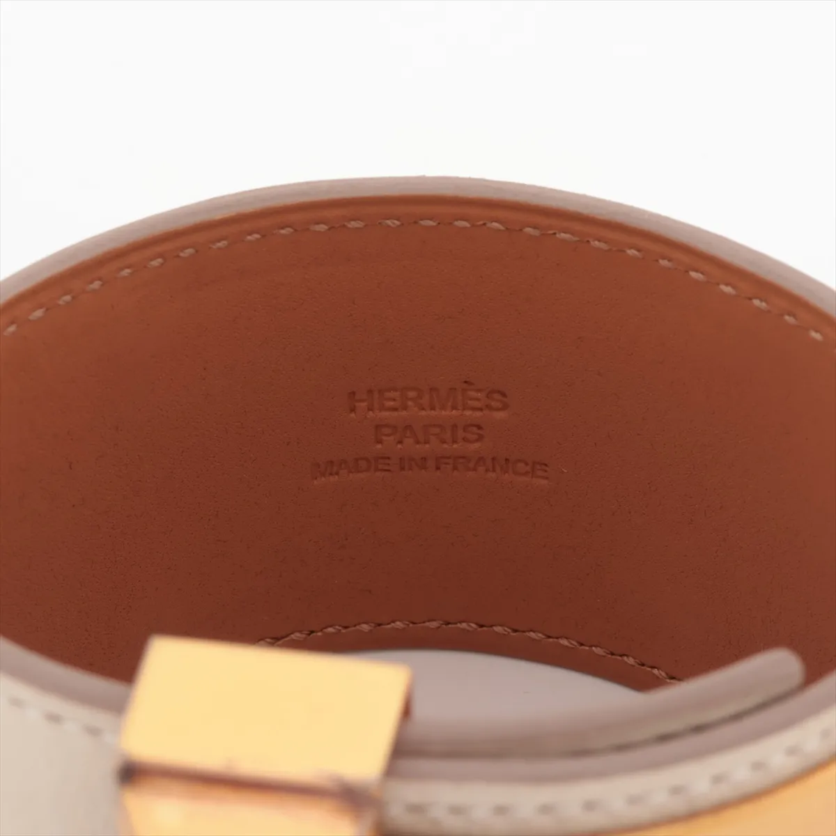 Collier de Chien T: 2015 Bracelet GP x Leather Ivory x Gold — view 4