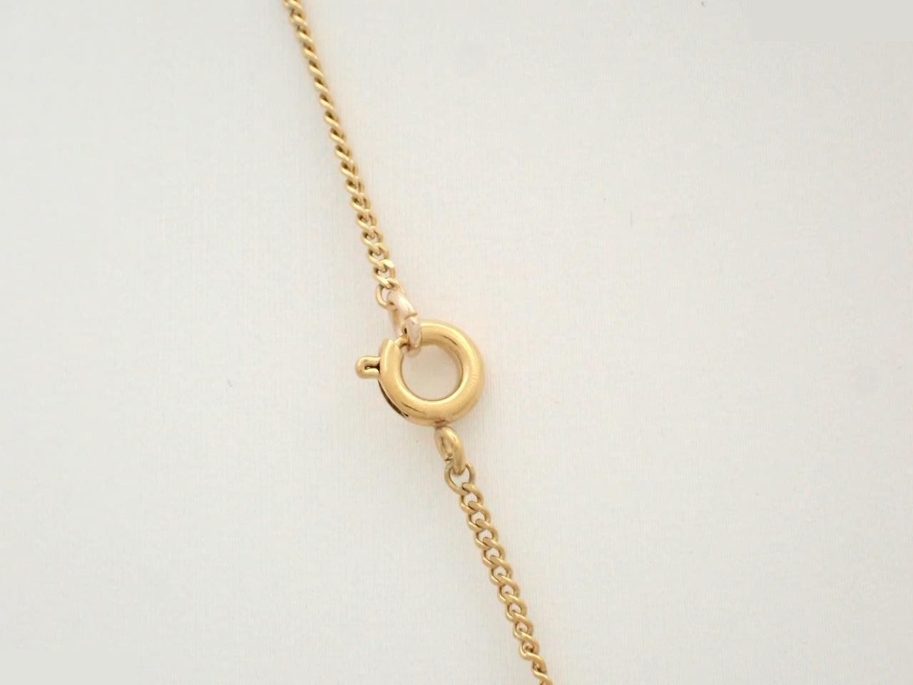 Coco Mark Heart Rhinestone Necklace — view 2