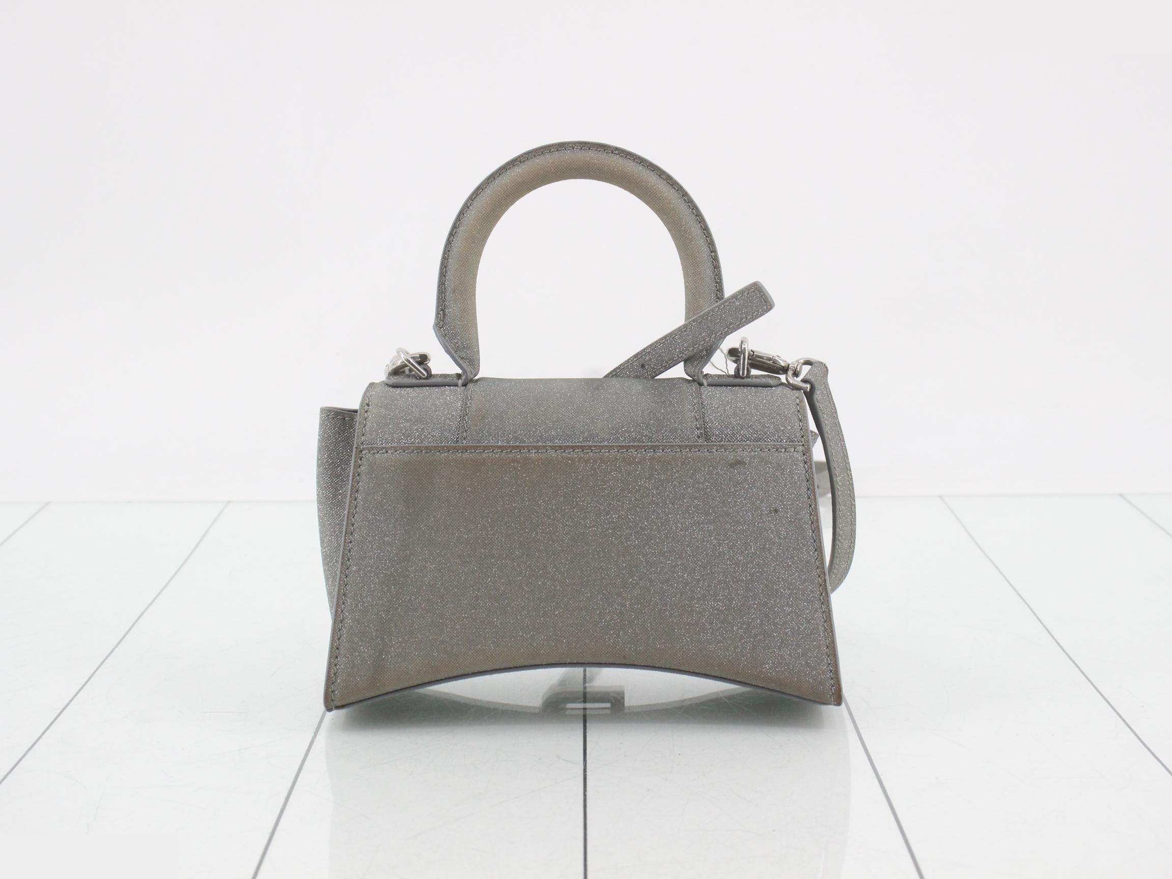 Louis Vuitton Hourglass Grey Glitter Shoulder Bag — view 2