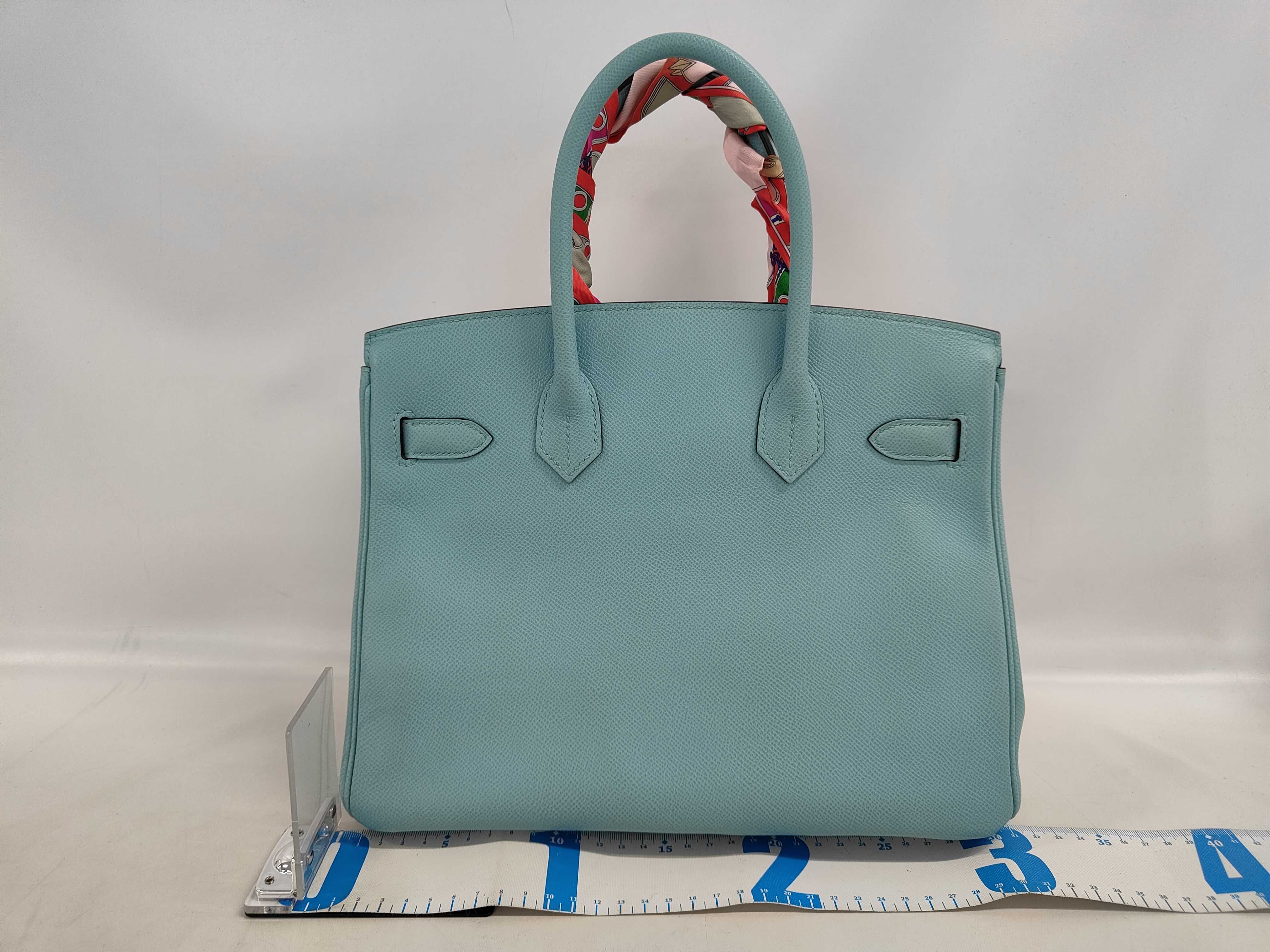 Birkin Blue Atoll Handbag — view 2