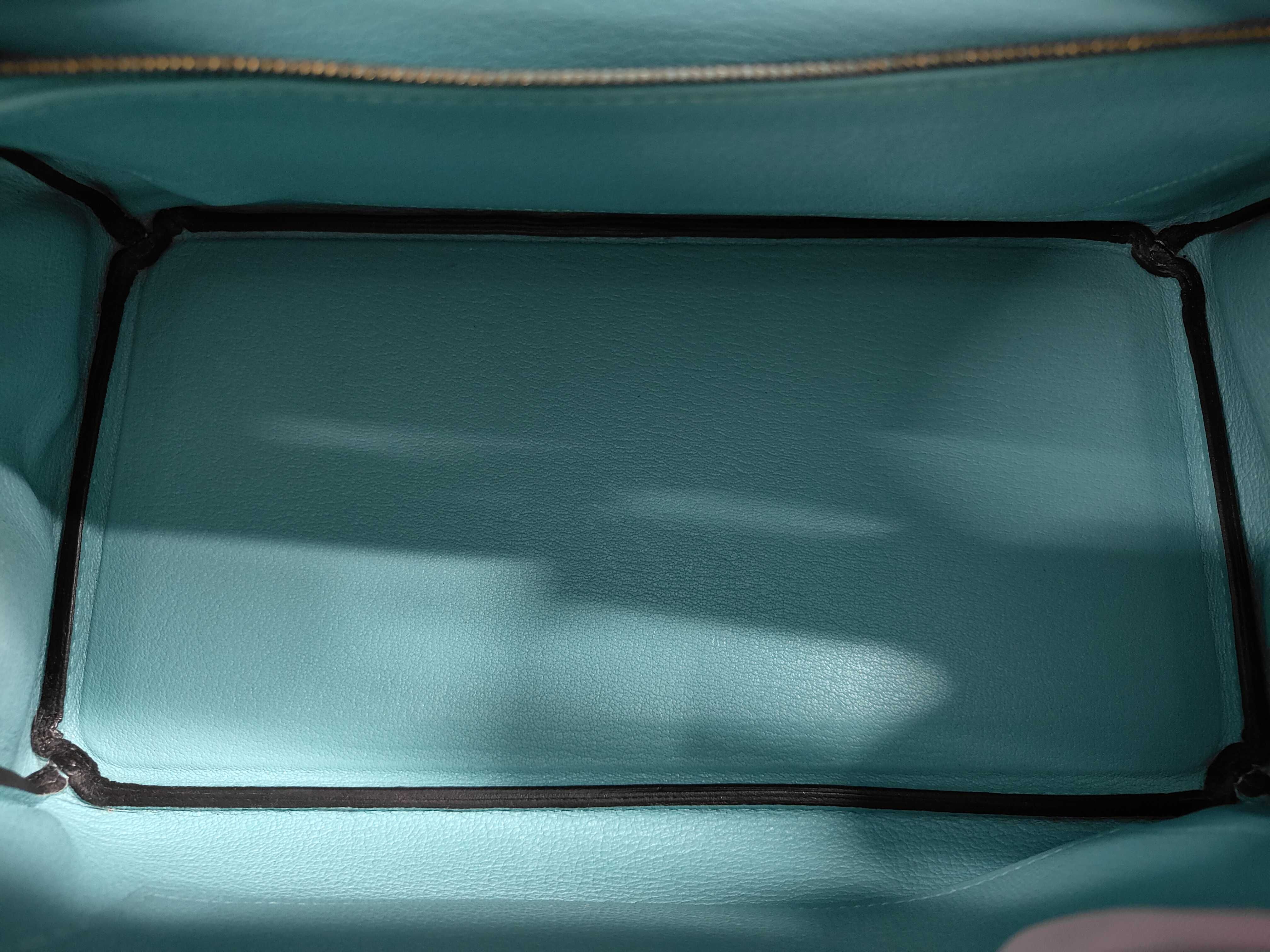 Birkin Blue Atoll Handbag — view 12