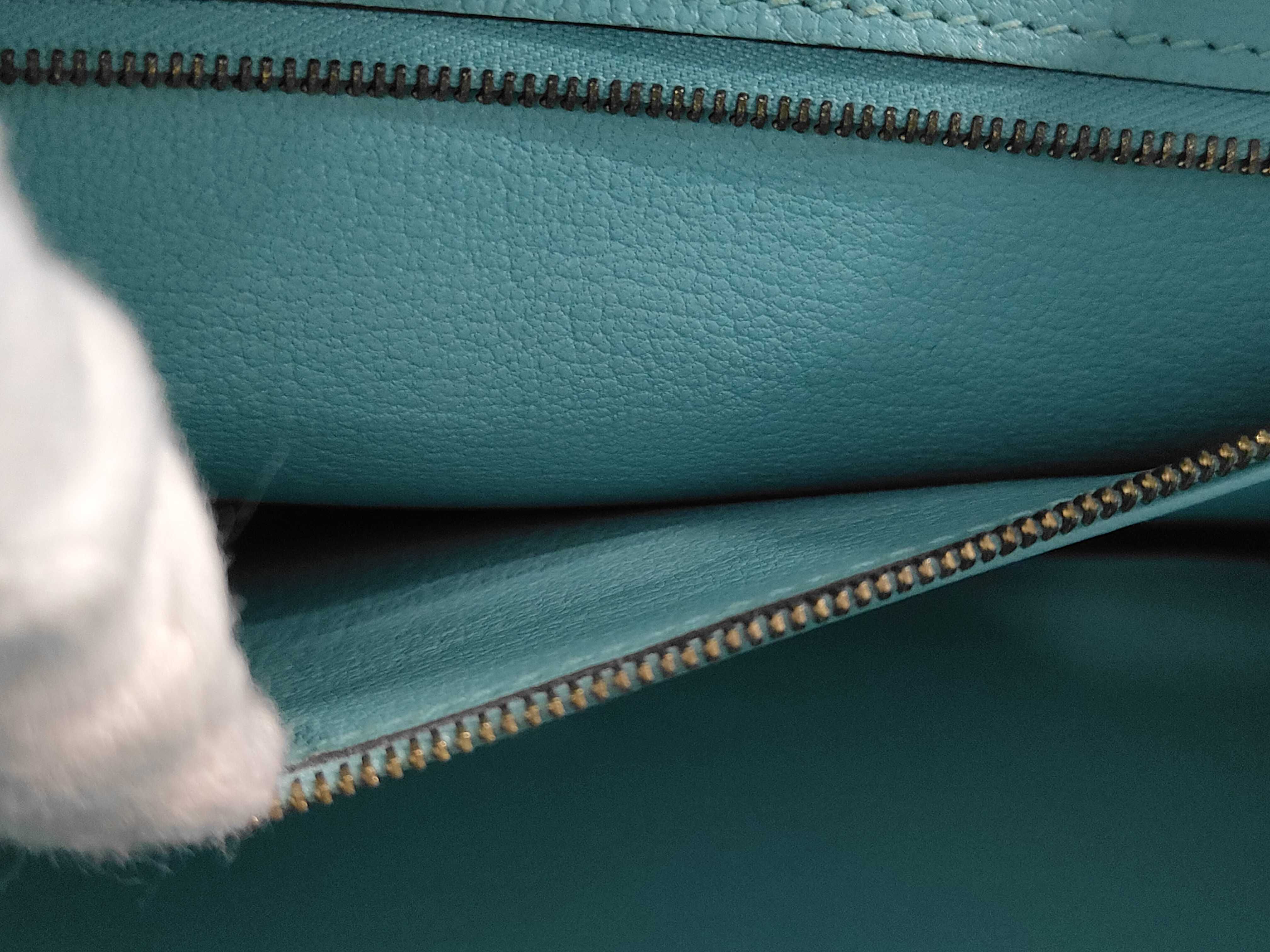 Birkin Blue Atoll Handbag — view 13