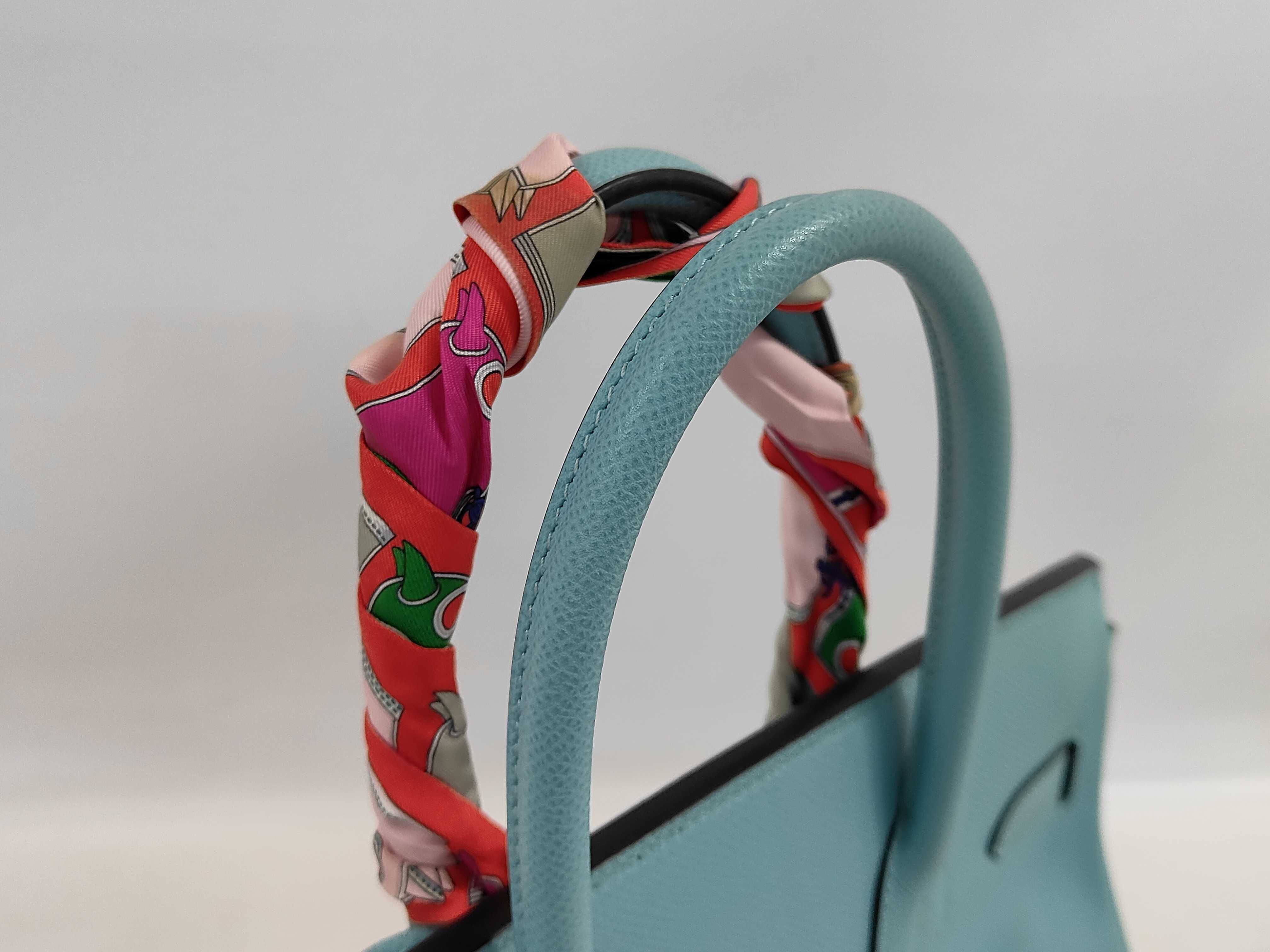 Birkin Blue Atoll Handbag — view 5