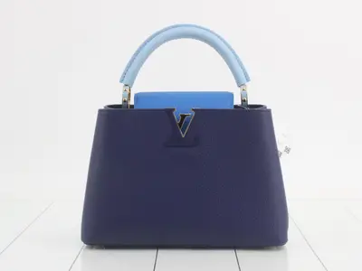 Unused Capucines BB Taurillon Leather 2-way bag