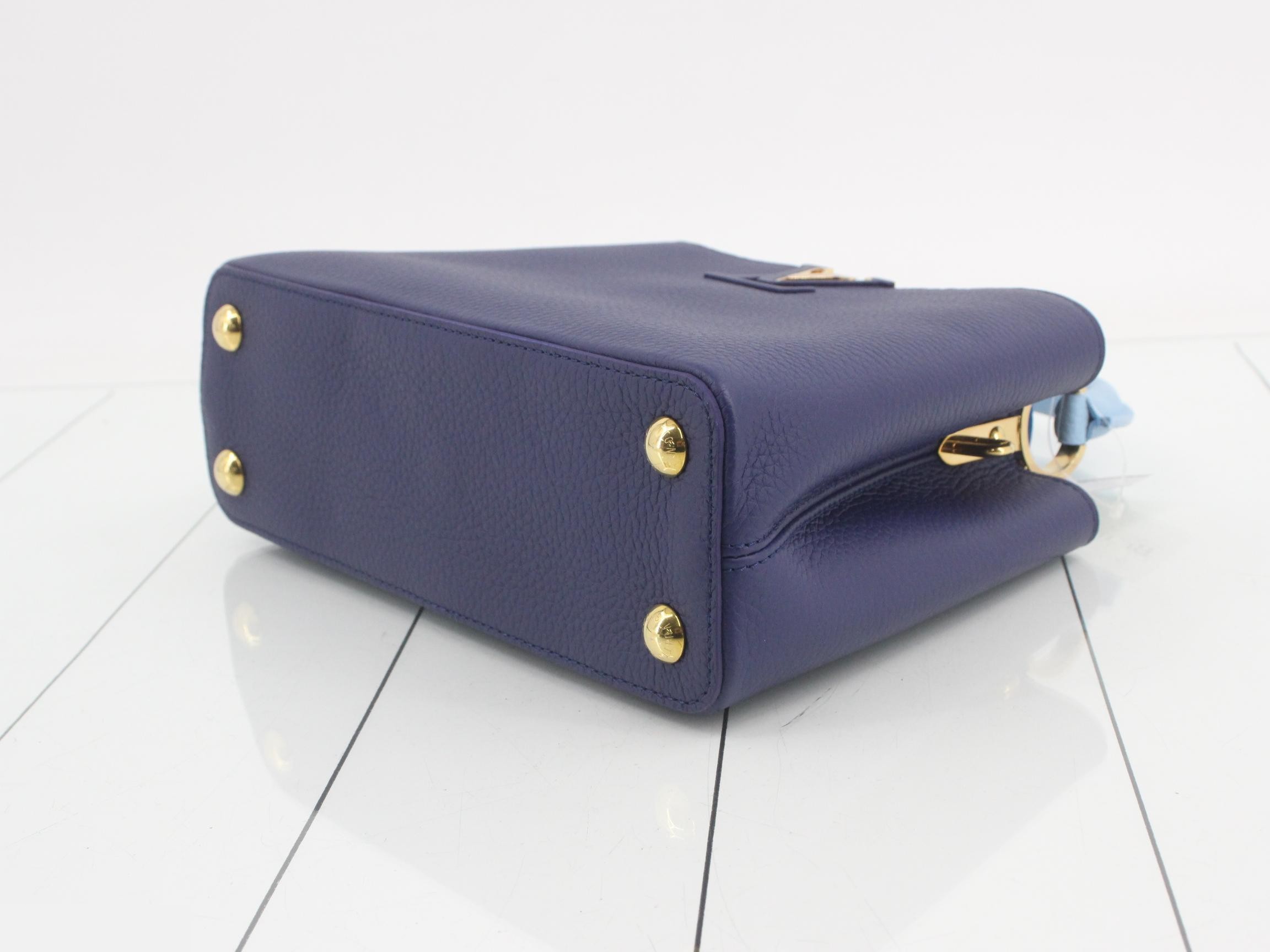 Unused Capucines BB Taurillon Leather 2-way bag — view 6