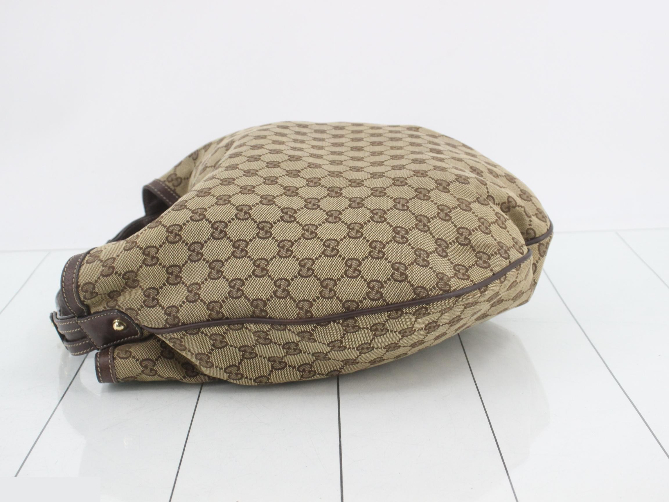 GG Canvas Horsebit One-Shoulder Bag — view 4