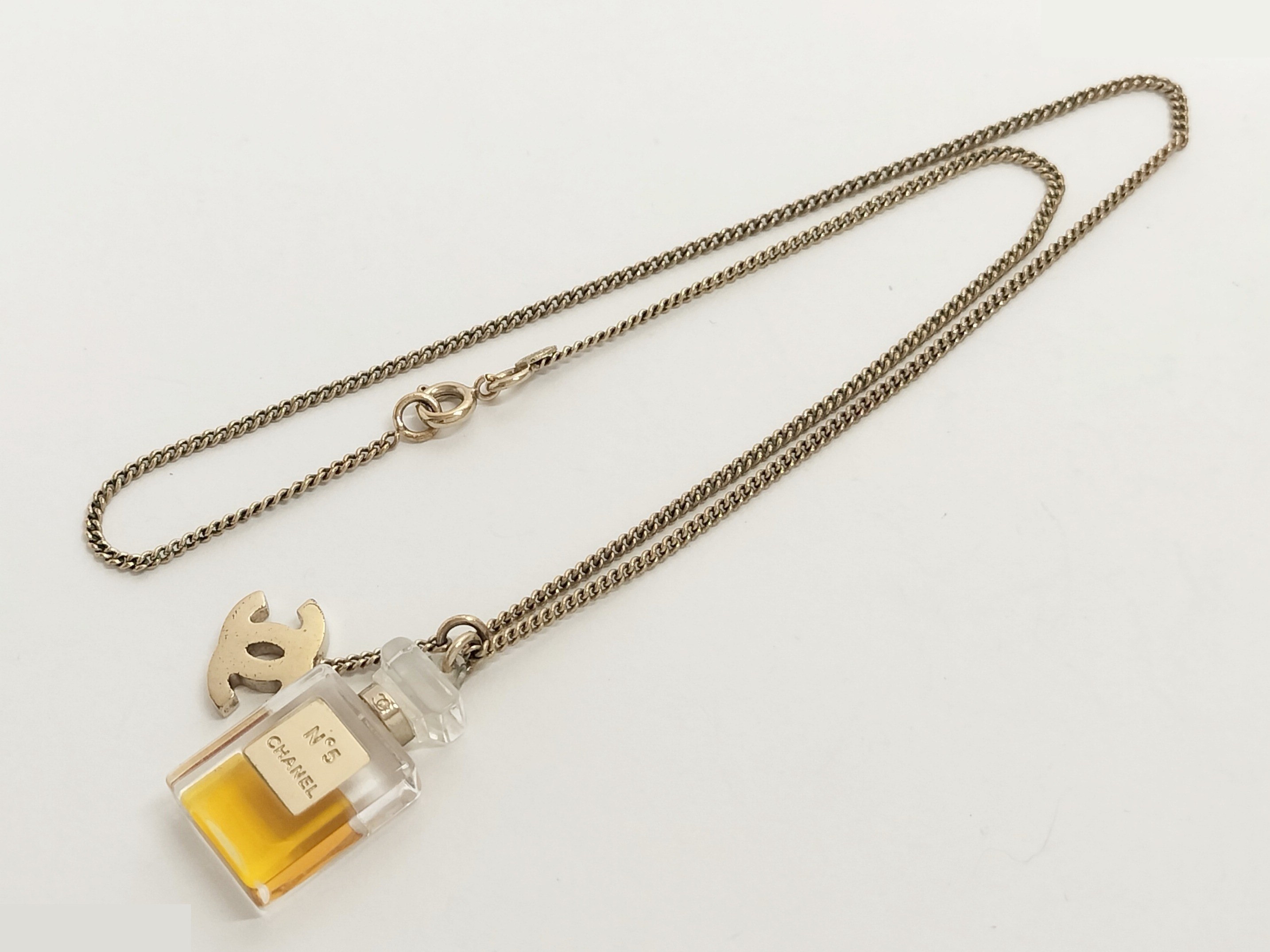 Coco Perfume Gold Necklace, Chain approx. 42cm — view 2