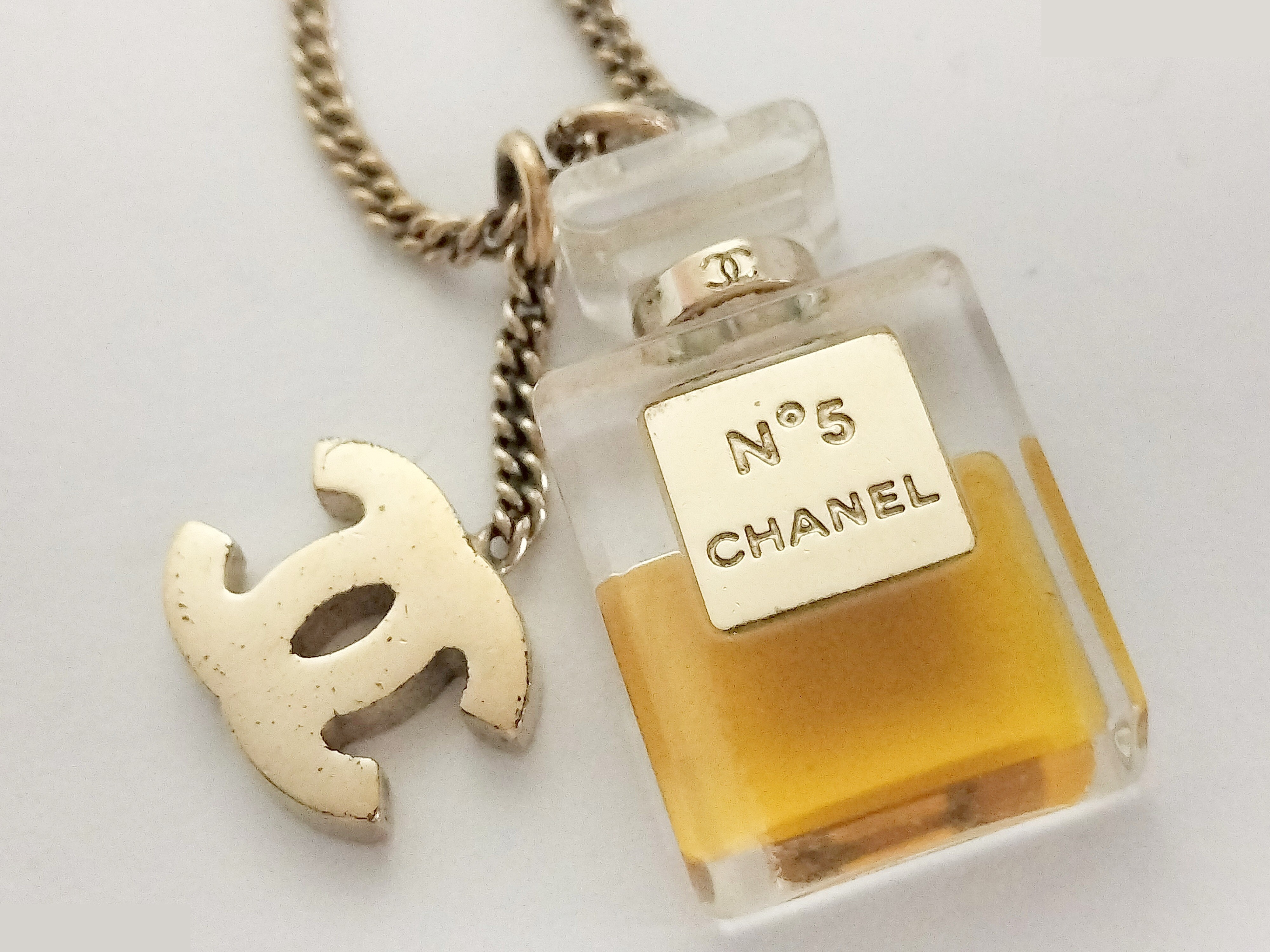 Coco Perfume Gold Necklace, Chain approx. 42cm — view 4
