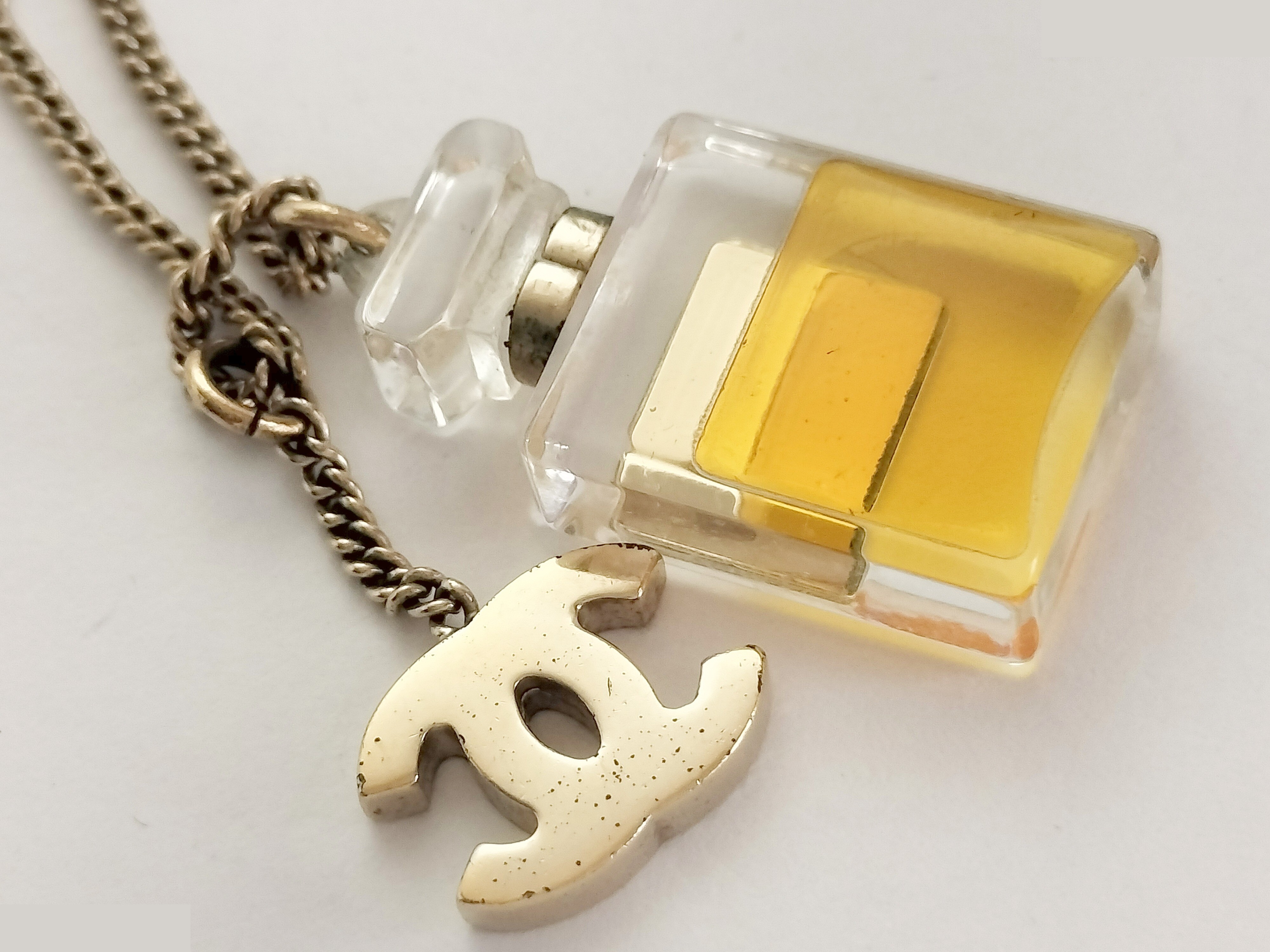 Coco Perfume Gold Necklace, Chain approx. 42cm — view 5