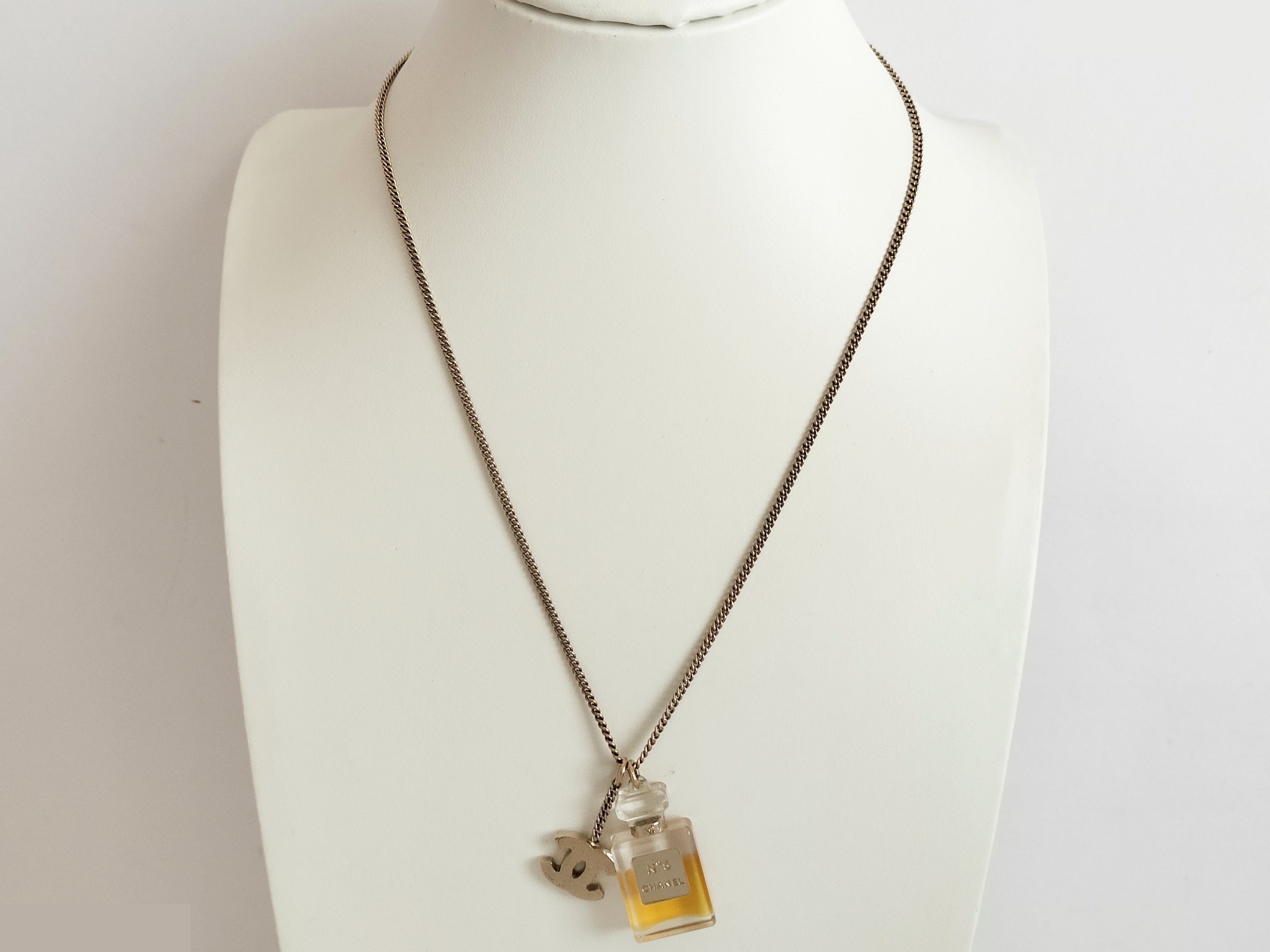 Coco Perfume Gold Necklace, Chain approx. 42cm — view 6
