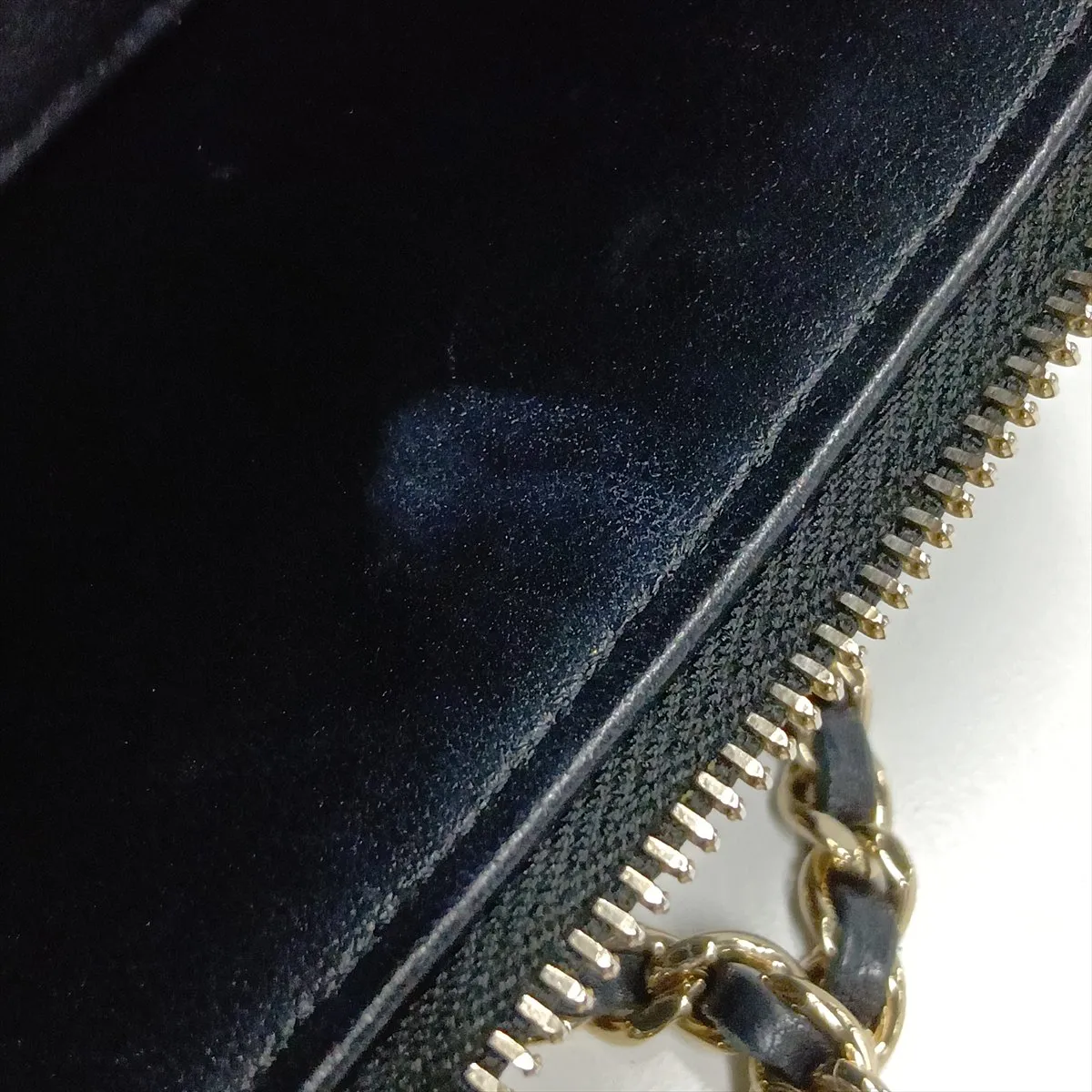 Matelassé Lambskin Vanity Bag, Black with Gold Hardware, P9K55NH8, Random Serial Number — view 12