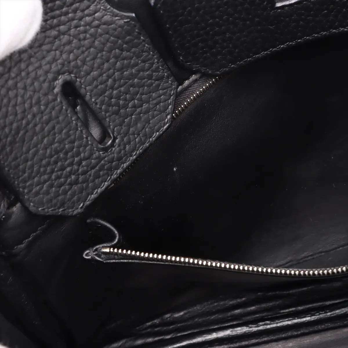 [Individually wrapped] Hermes Birkin 30 Le Tourne Togo Black Silver Hardware I:2005 — view 13