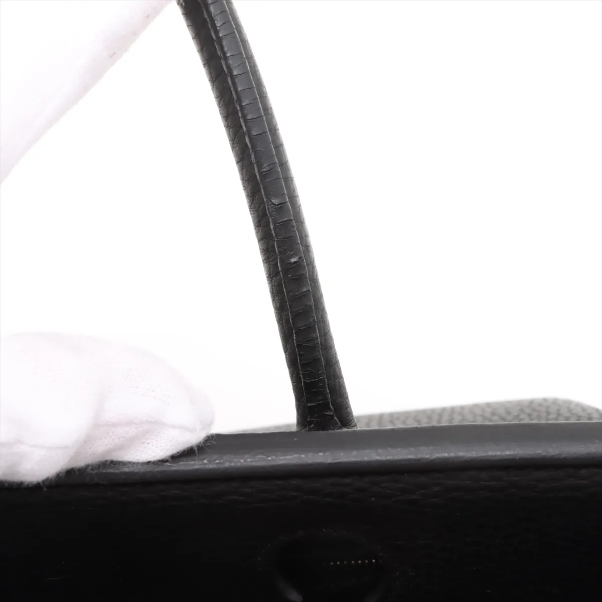 [Individually wrapped] Hermes Birkin 30 Le Tourne Togo Black Silver Hardware I:2005 — view 14