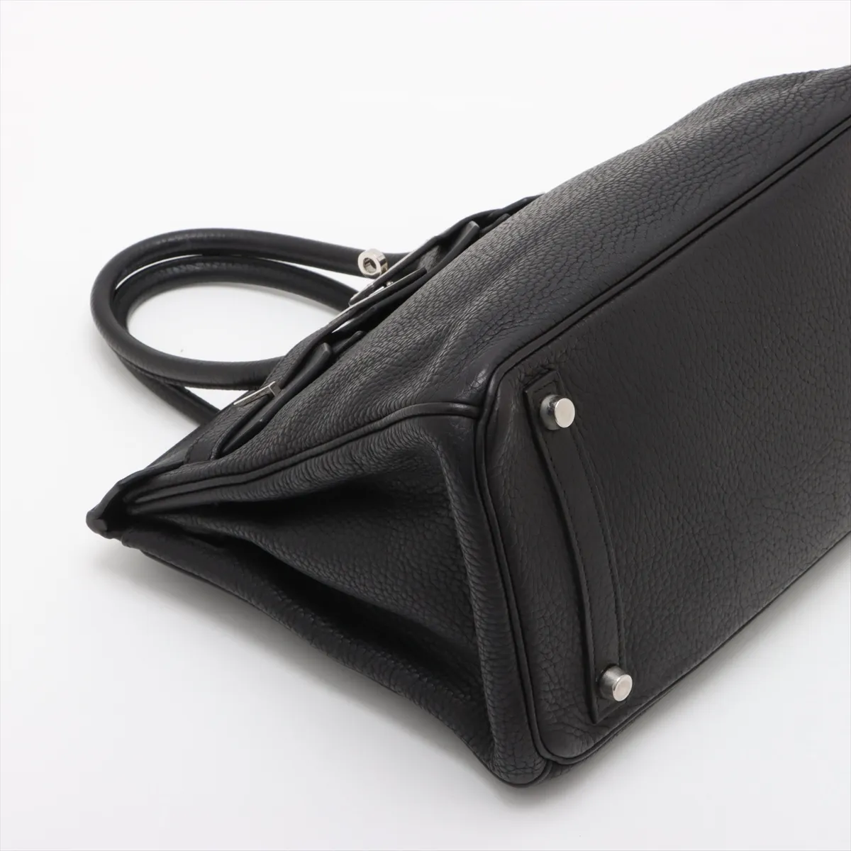 [Individually wrapped] Hermes Birkin 30 Le Tourne Togo Black Silver Hardware I:2005 — view 4