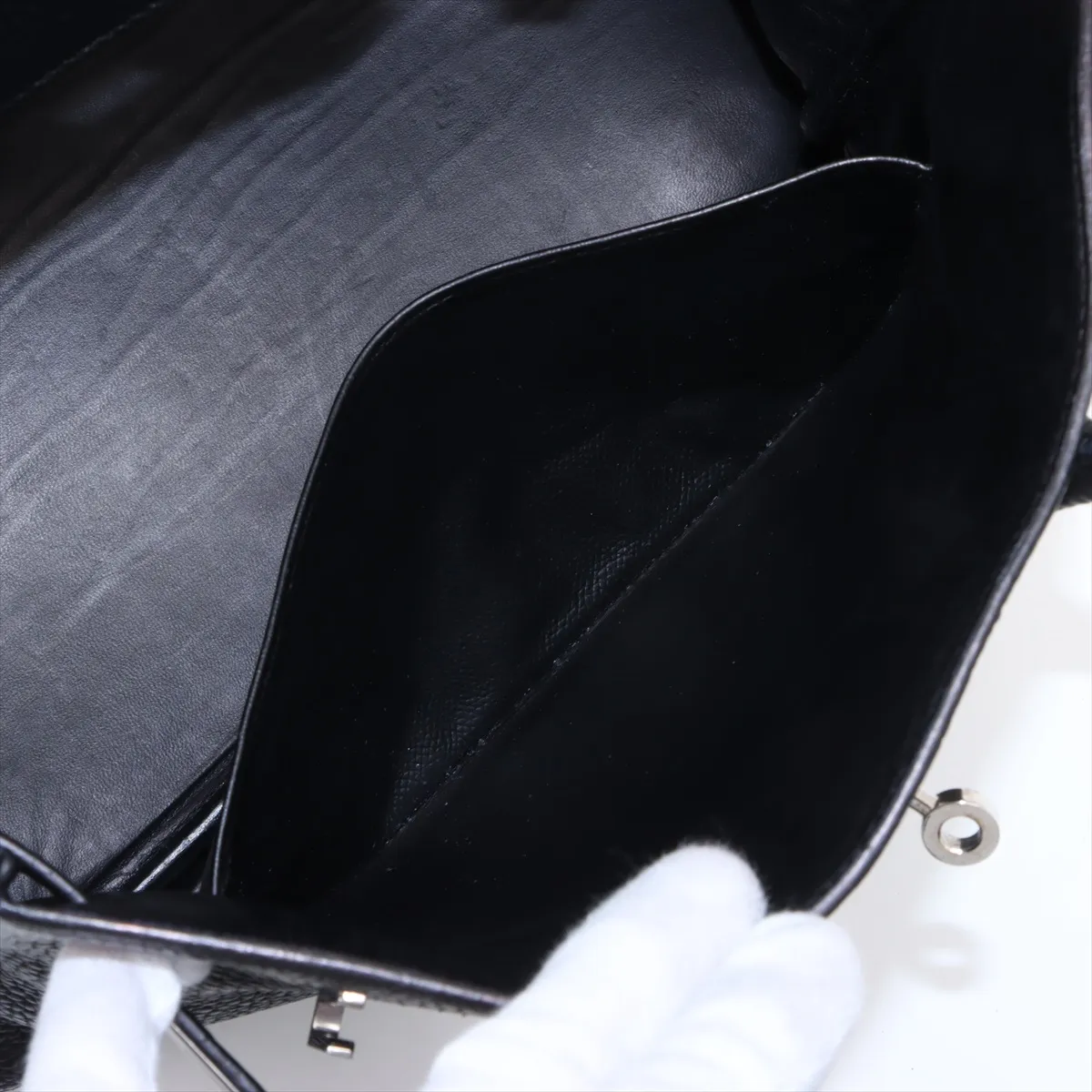 [Individually wrapped] Hermes Birkin 30 Le Tourne Togo Black Silver Hardware I:2005 — view 8