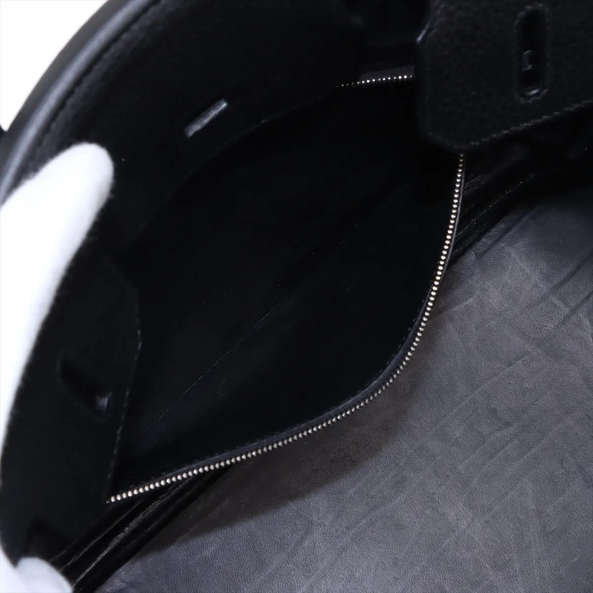 [Individually wrapped] Hermes Birkin 30 Le Tourne Togo Black Silver Hardware I:2005 — view 9