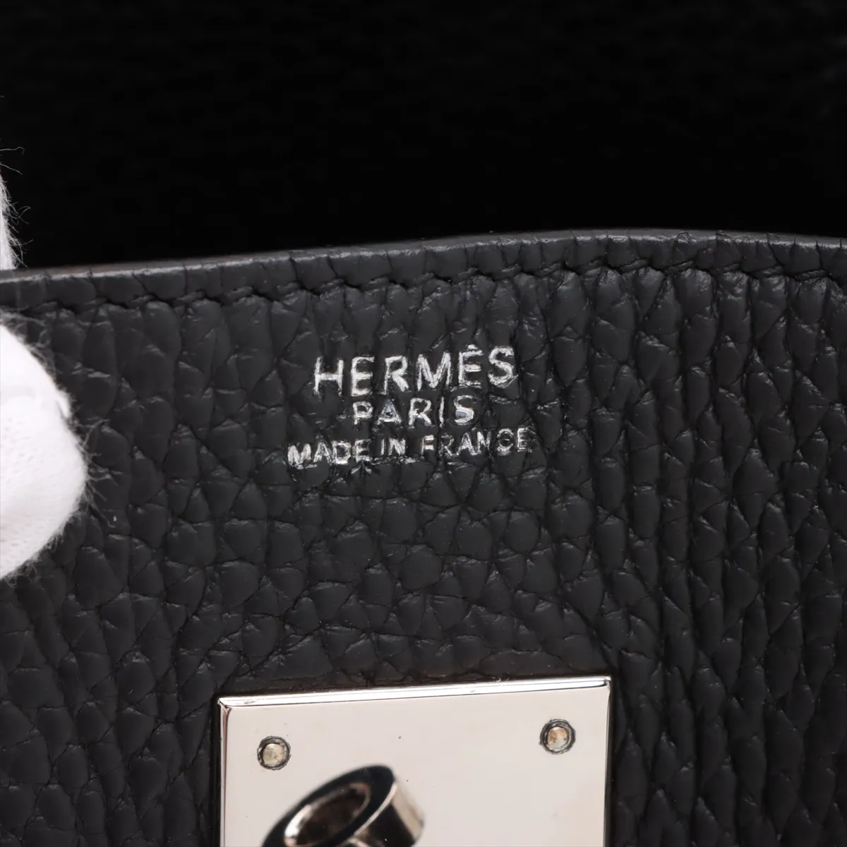 [Individually wrapped] Hermes Birkin 30 Le Tourne Togo Black Silver Hardware I:2005 — view 10