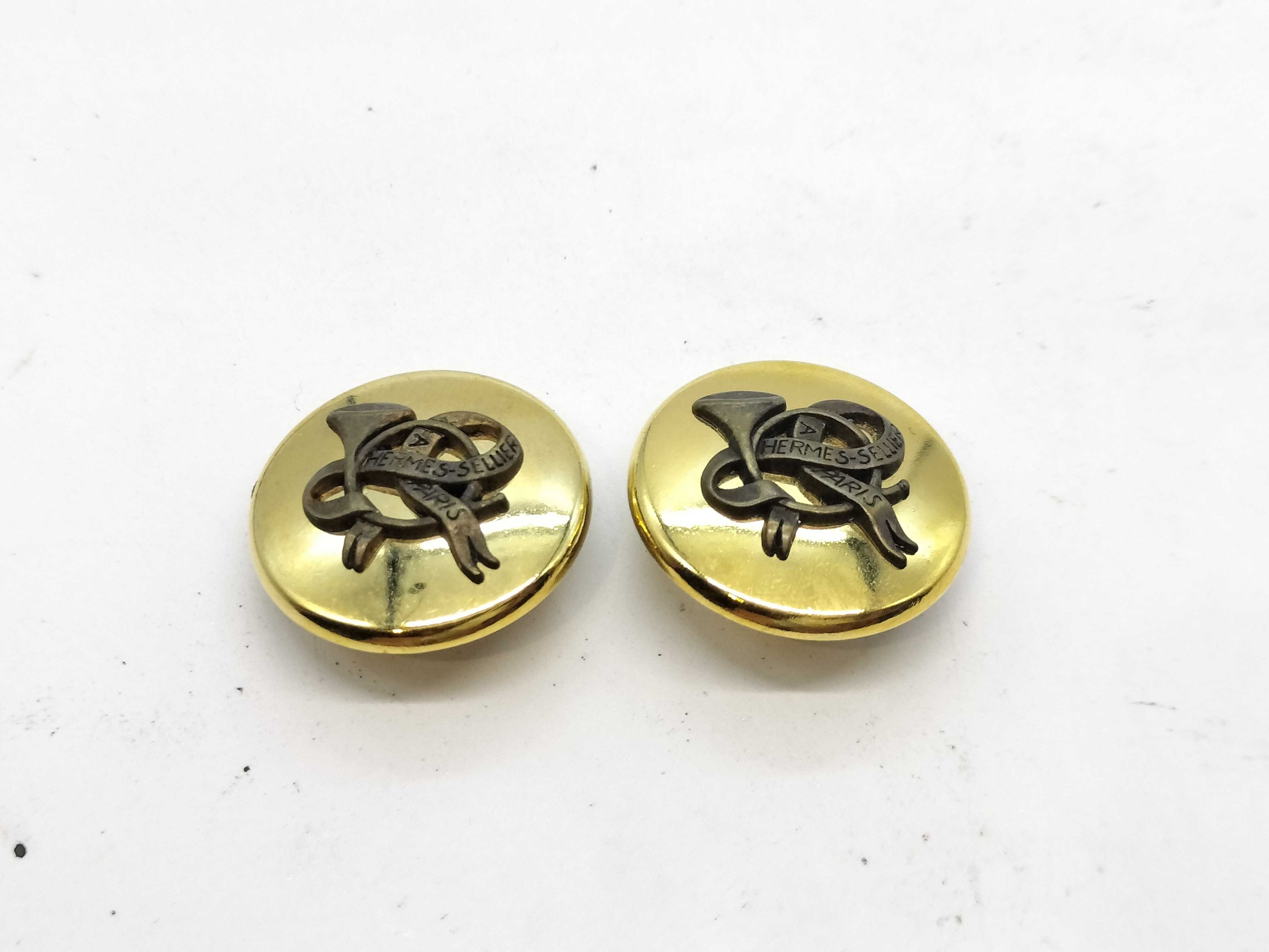 Horn Earrings, Gold Earrings