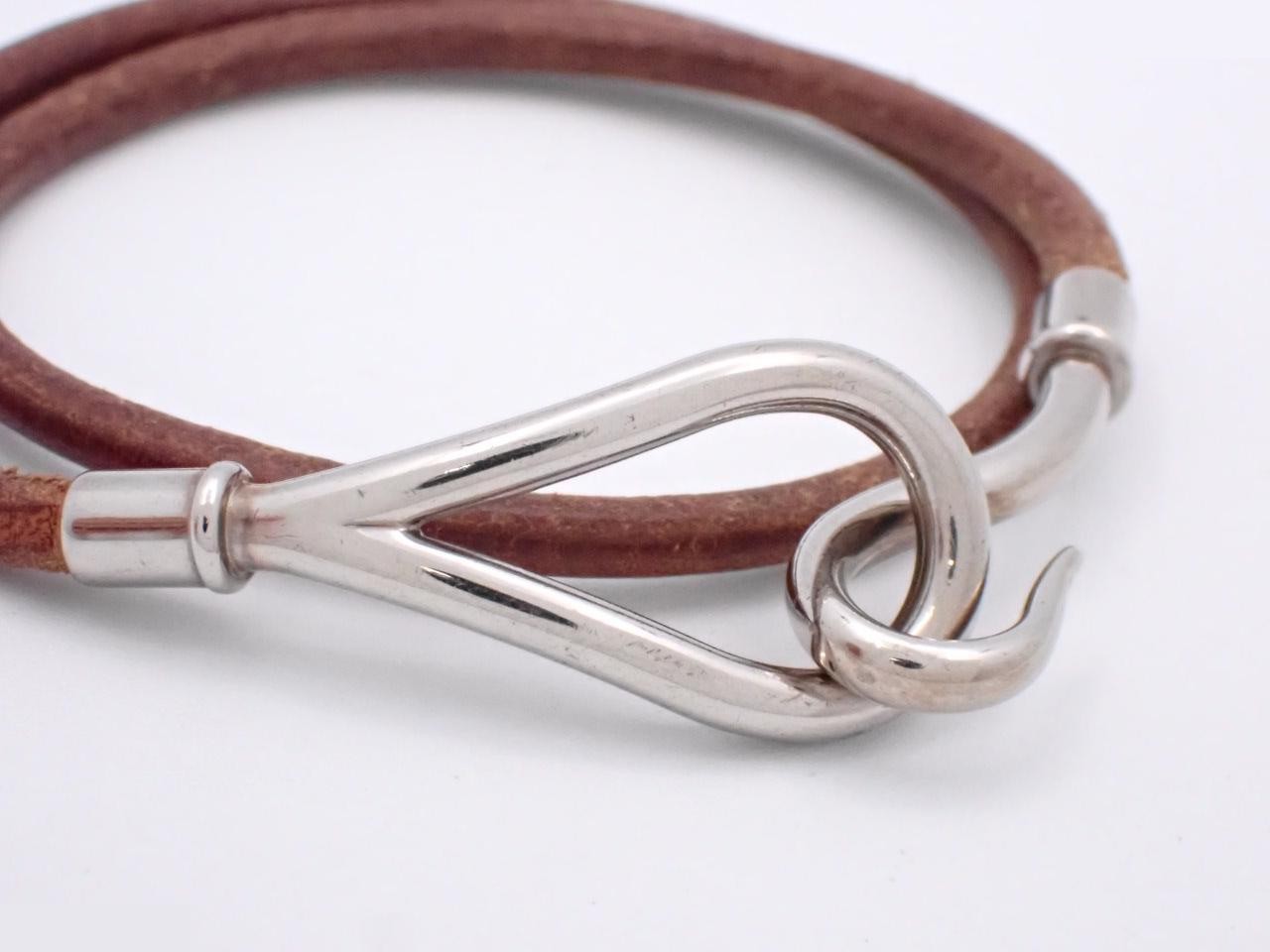 Leather bracelet, jumbo bracelet, wrist circumference approximately 17cm — view 3