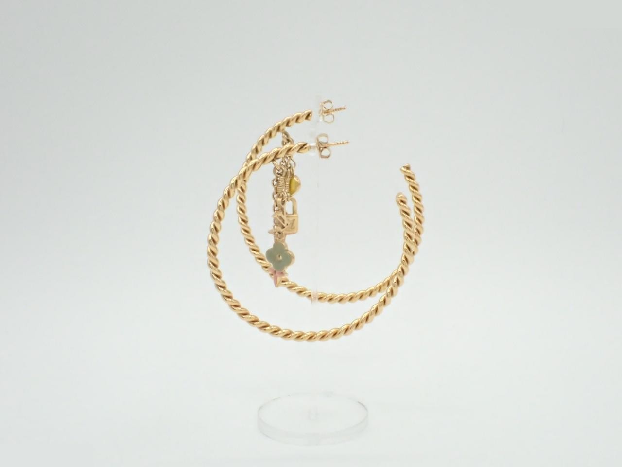 Creole Sweet Monogram Earrings — view 3