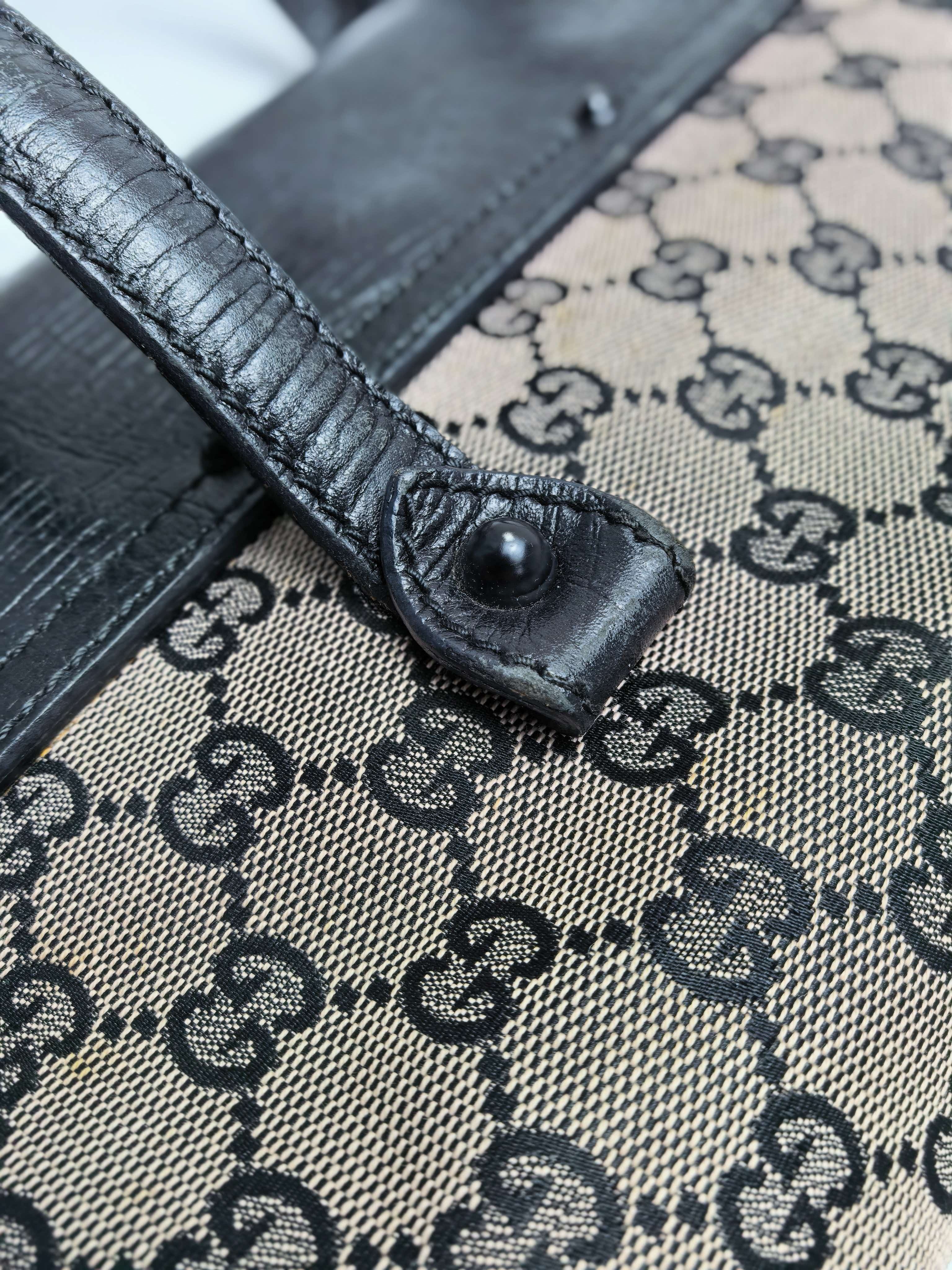 【*Shipped from: China*】GUCCI Bamboo Canvas 111715 Boston Bag — view 15