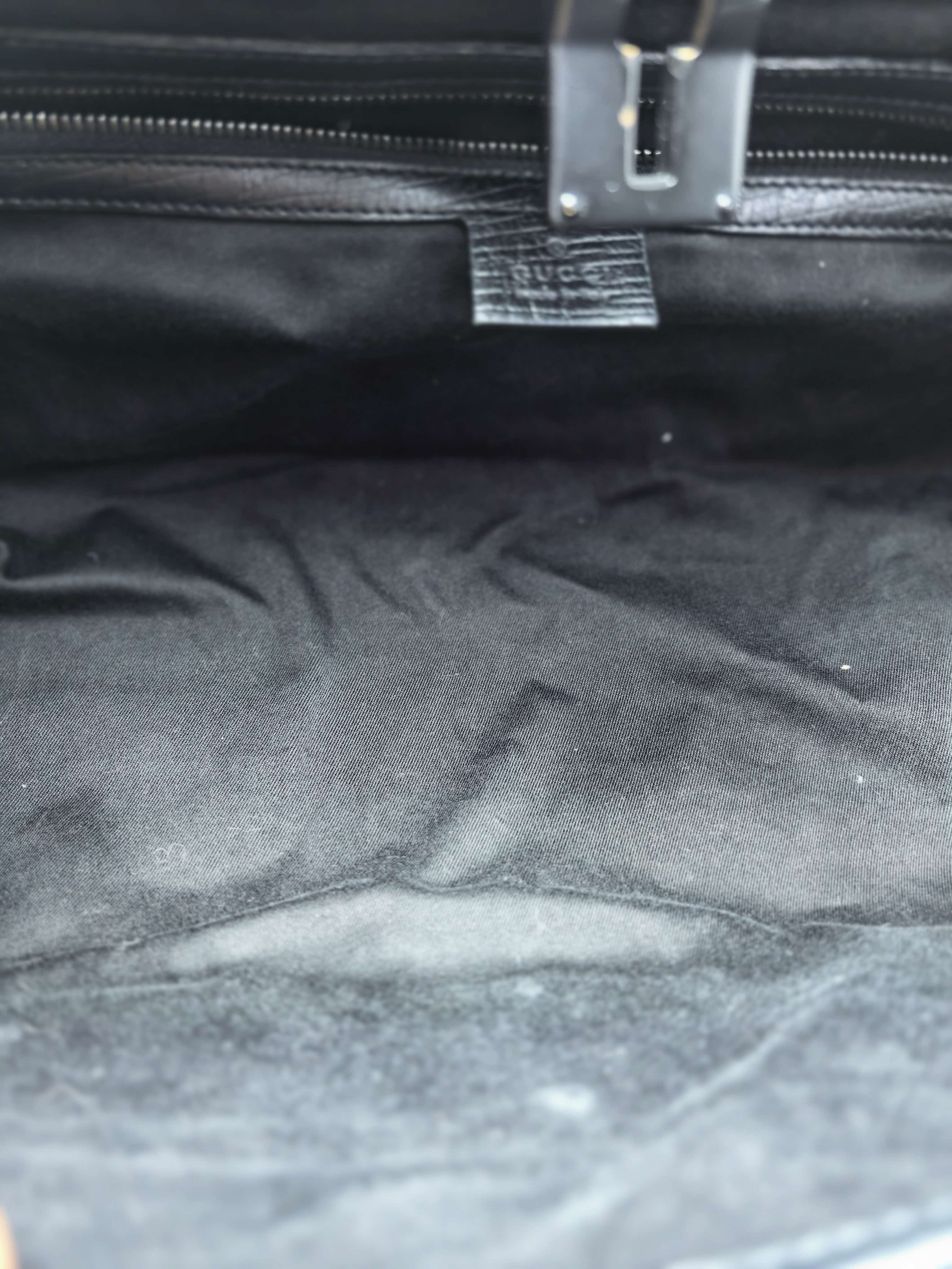 【*Shipped from: China*】GUCCI Bamboo Canvas 111715 Boston Bag — view 8