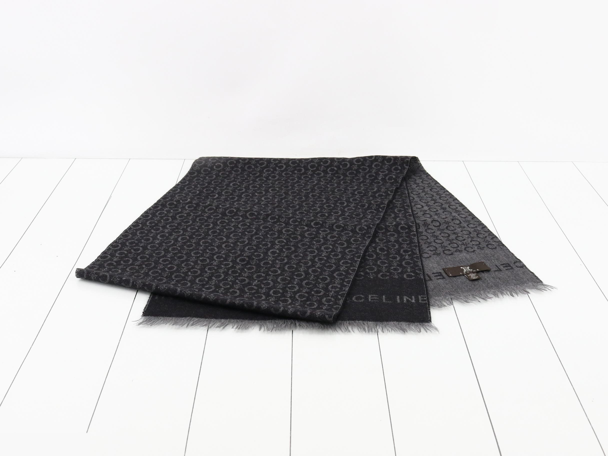 C Macadam Scarf/Stole, Cashmere/Wool — view 3