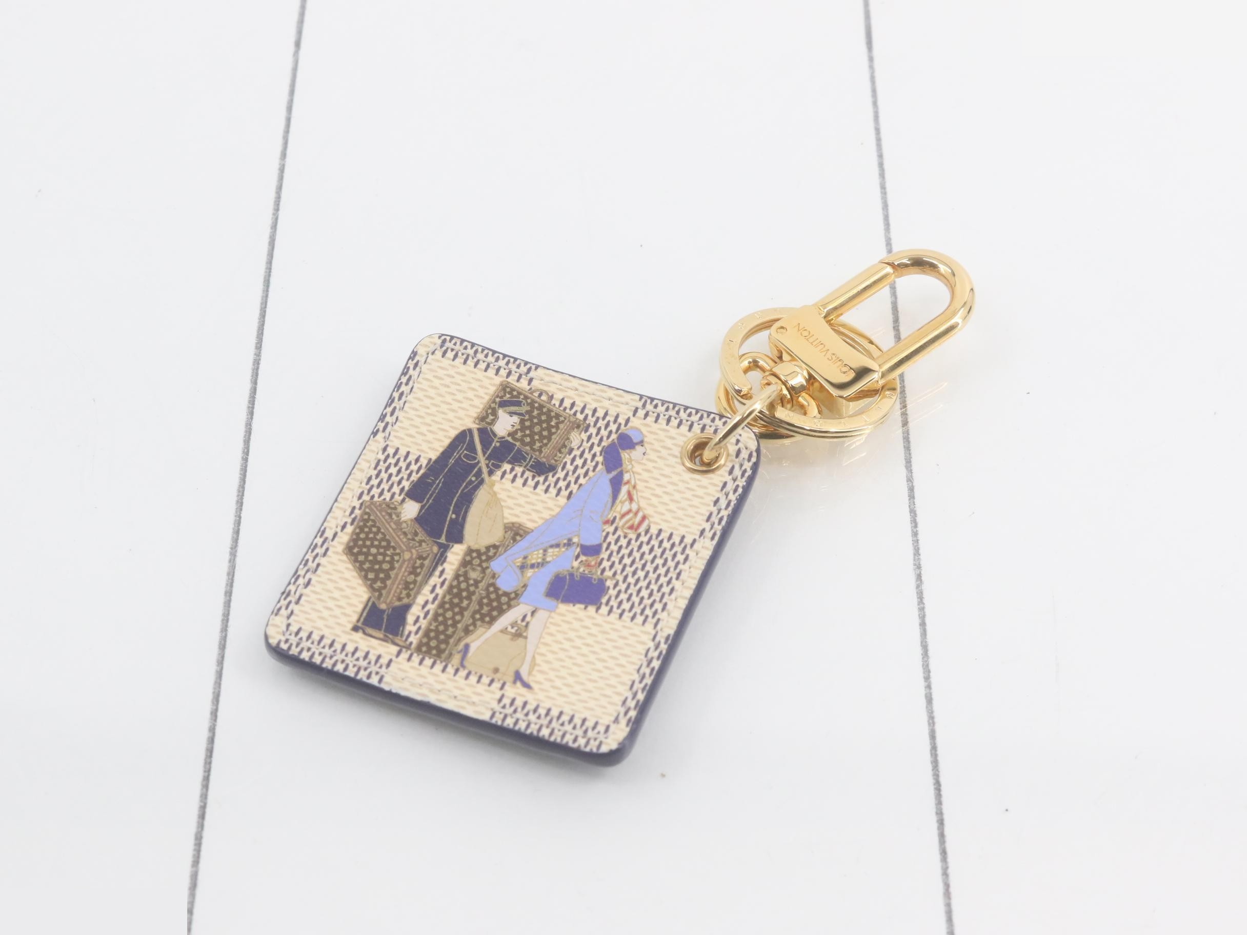 Porte Clés Illustré Groom Azul