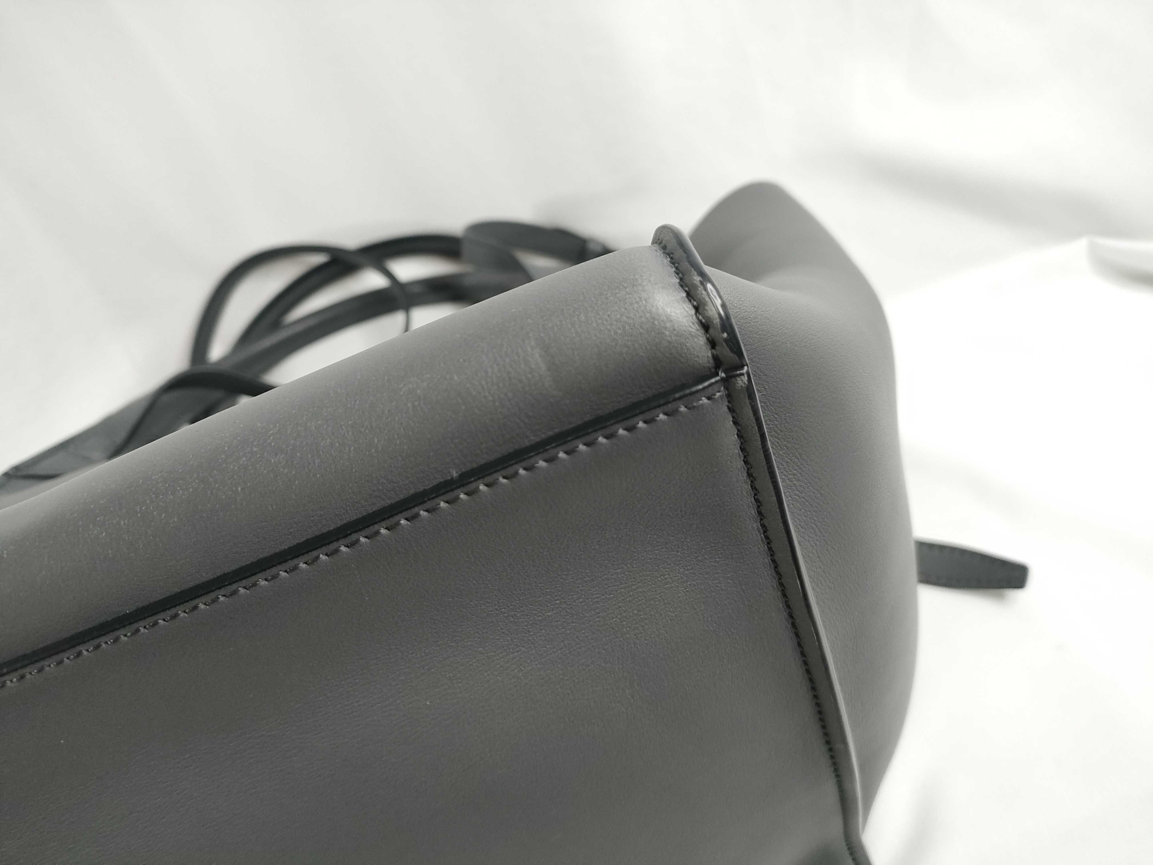 Big Bag Small 2WAY Shoulder Gray Tote Bag — view 5