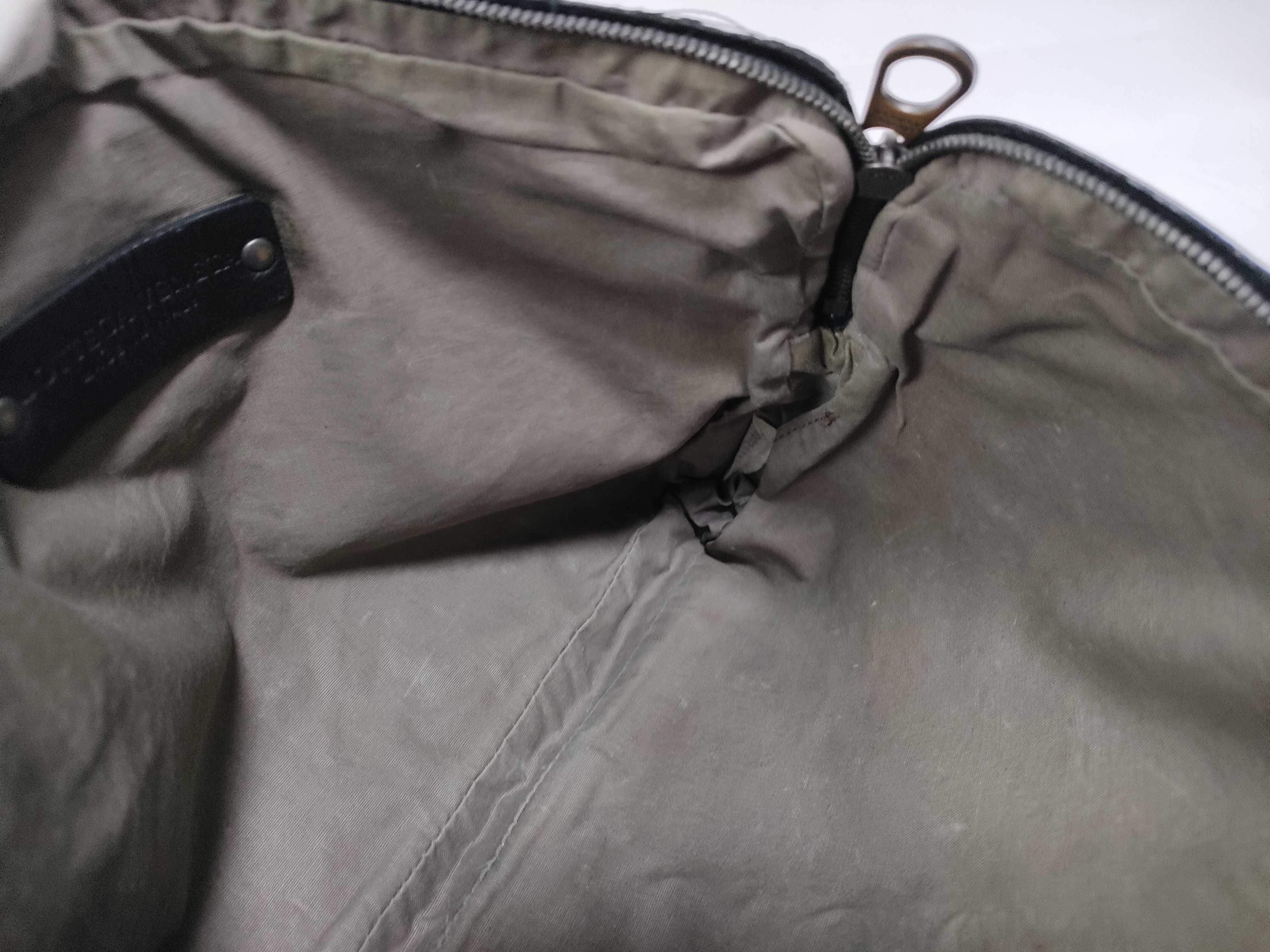 Clutch Bag, Second Bag, Handbag, Leather, Intrecciato, Black. — view 11