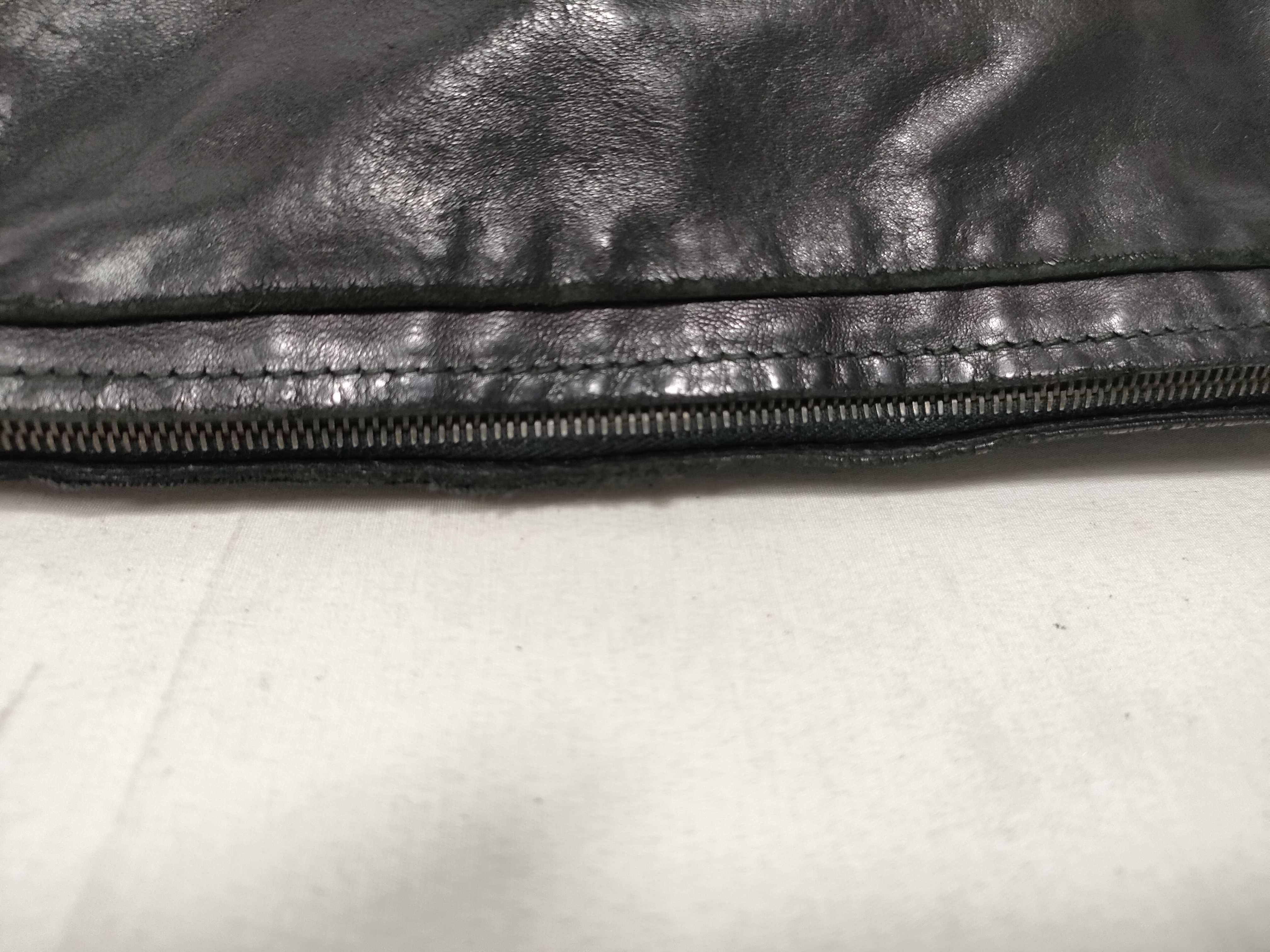 Clutch Bag, Second Bag, Handbag, Leather, Intrecciato, Black. — view 9