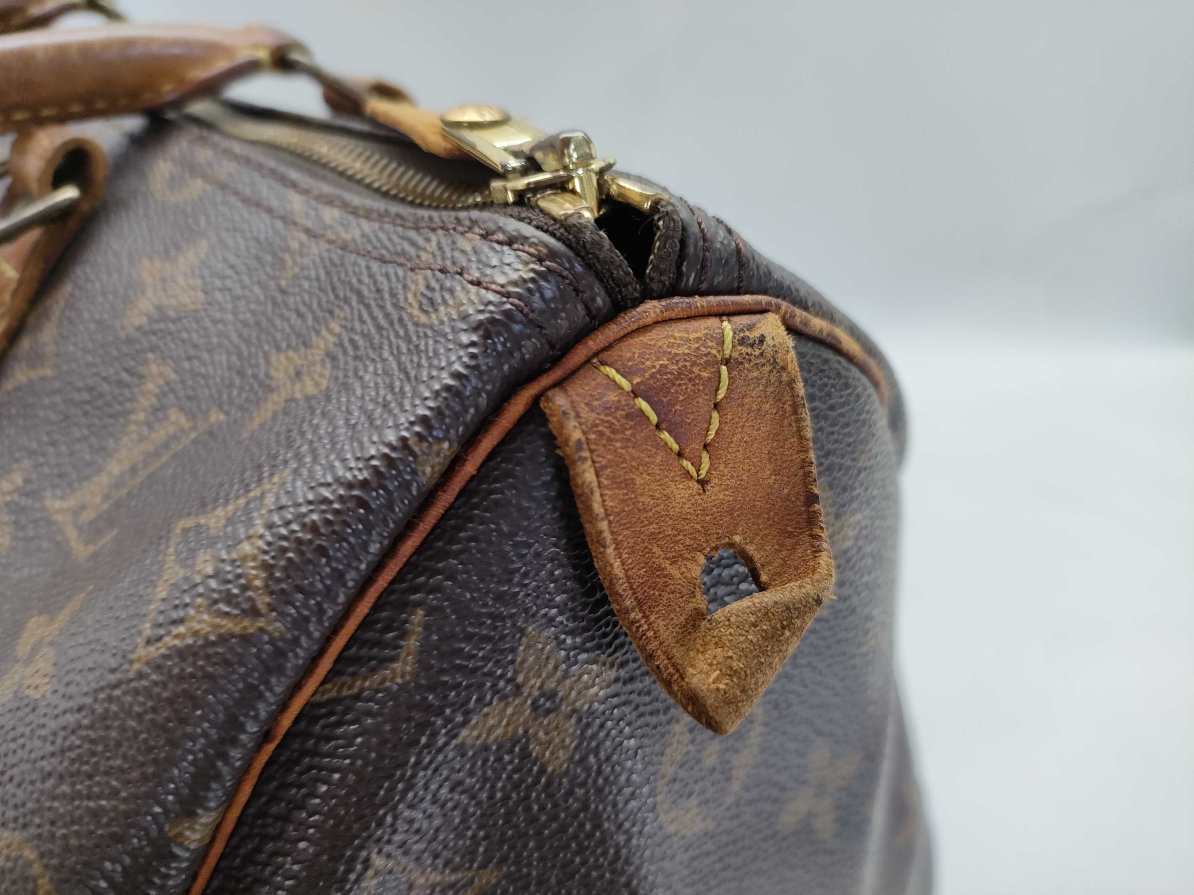 Monogram LV Speedy 35 Monogram M41524 SP1923 Brown Boston Bag — view 11