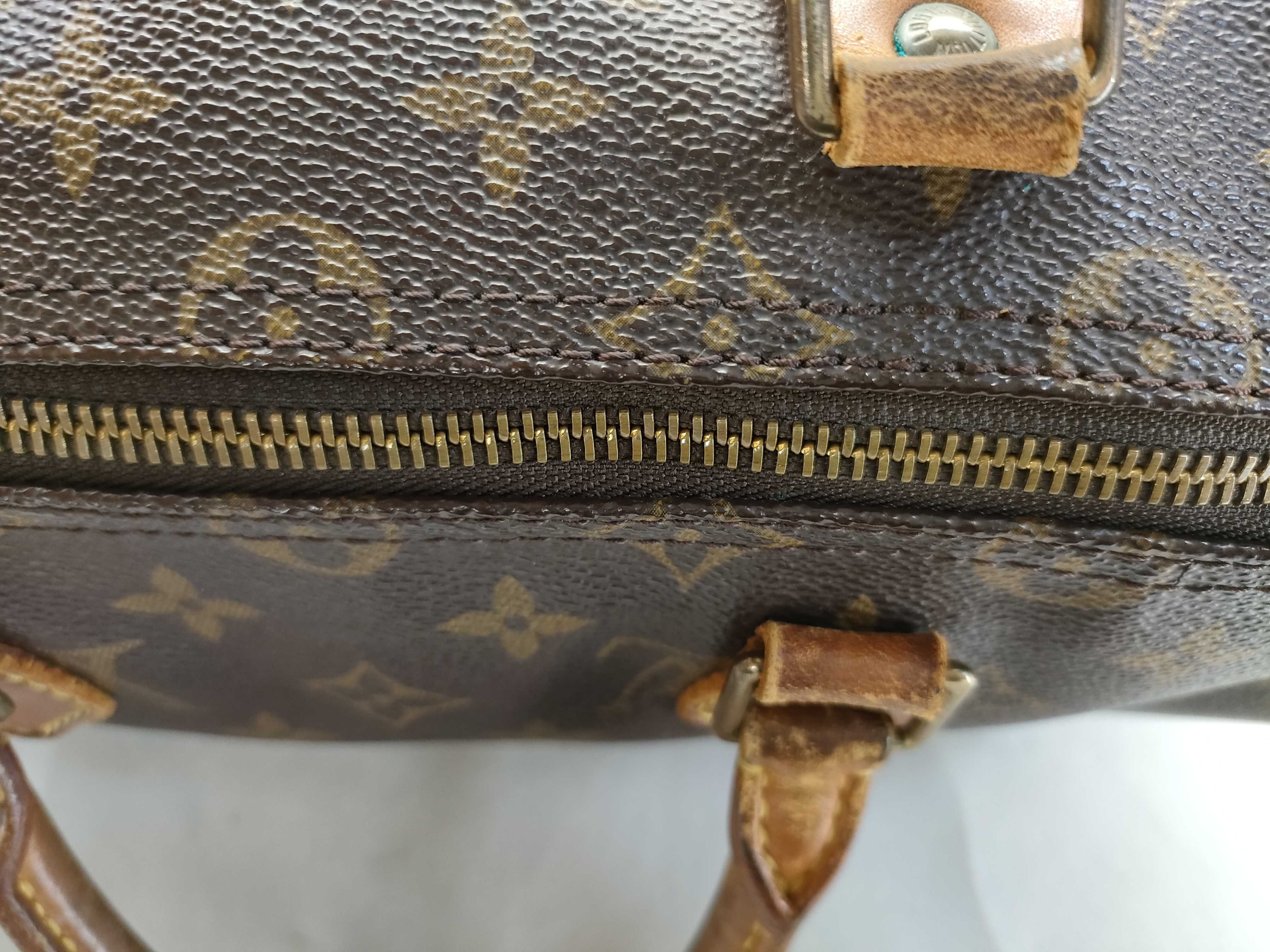 Monogram LV Speedy 35 Monogram M41524 SP1923 Brown Boston Bag — view 6