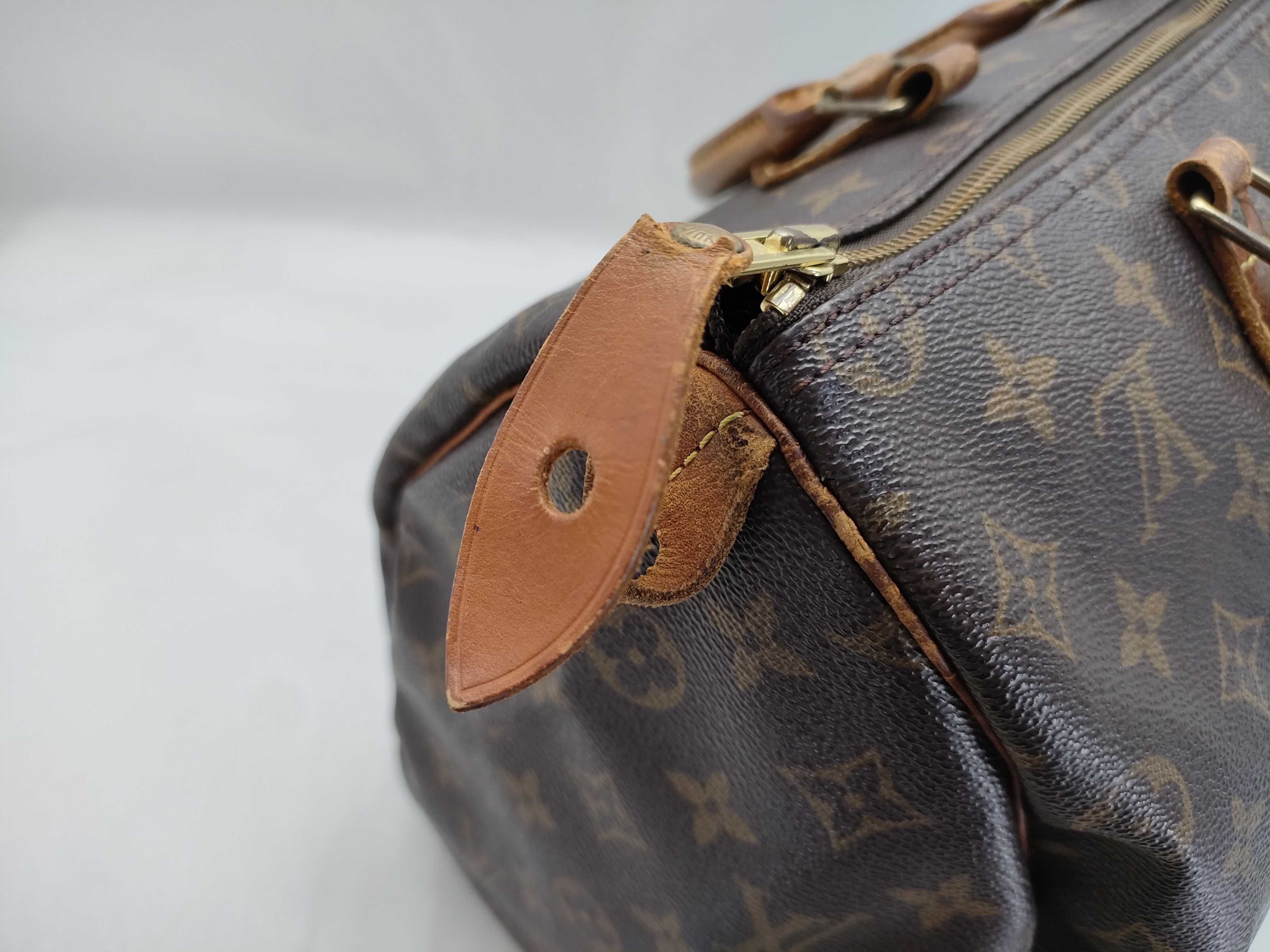 Monogram LV Speedy 35 Monogram M41524 SP1923 Brown Boston Bag — view 7