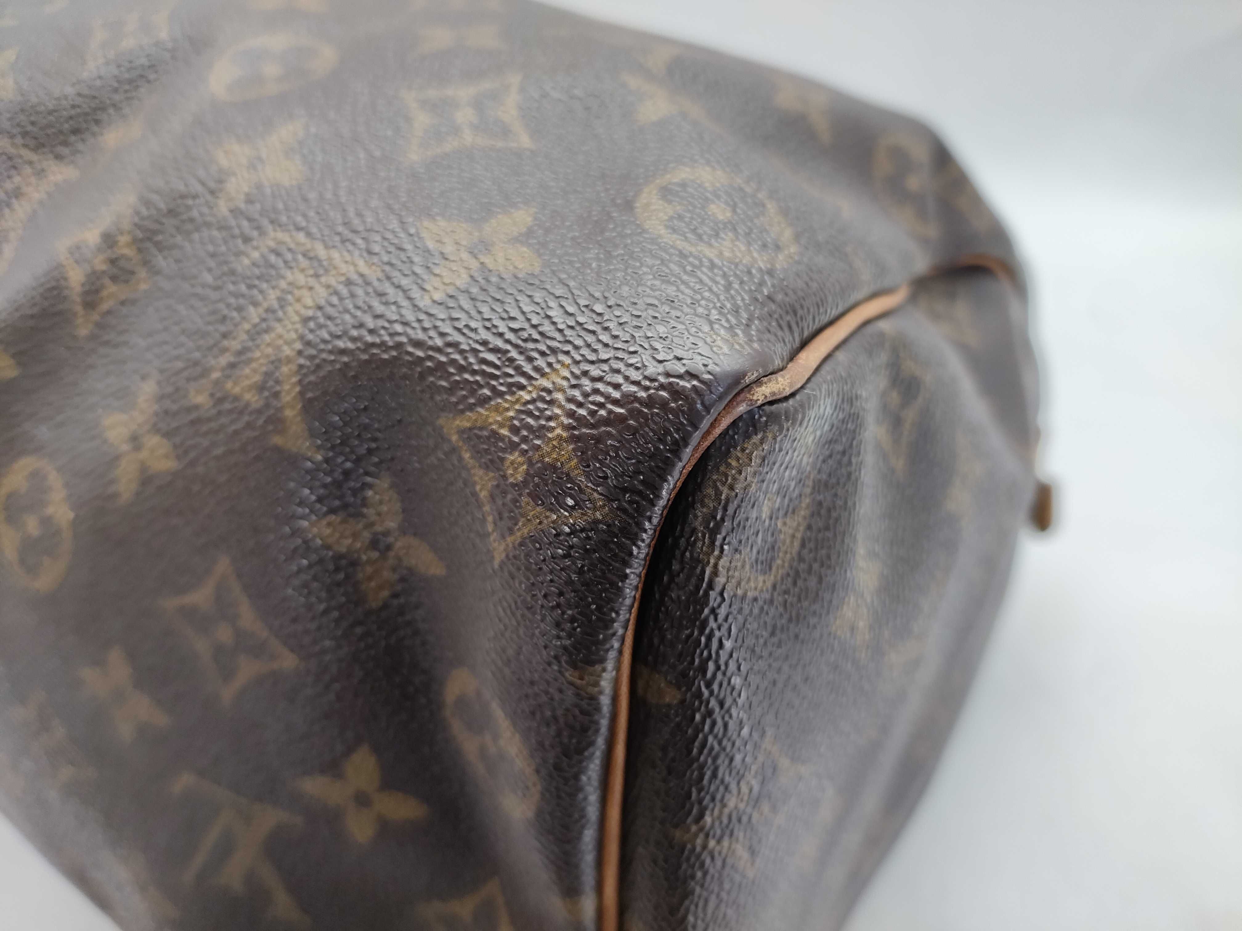 Monogram LV Speedy 35 Monogram M41524 SP1923 Brown Boston Bag — view 8