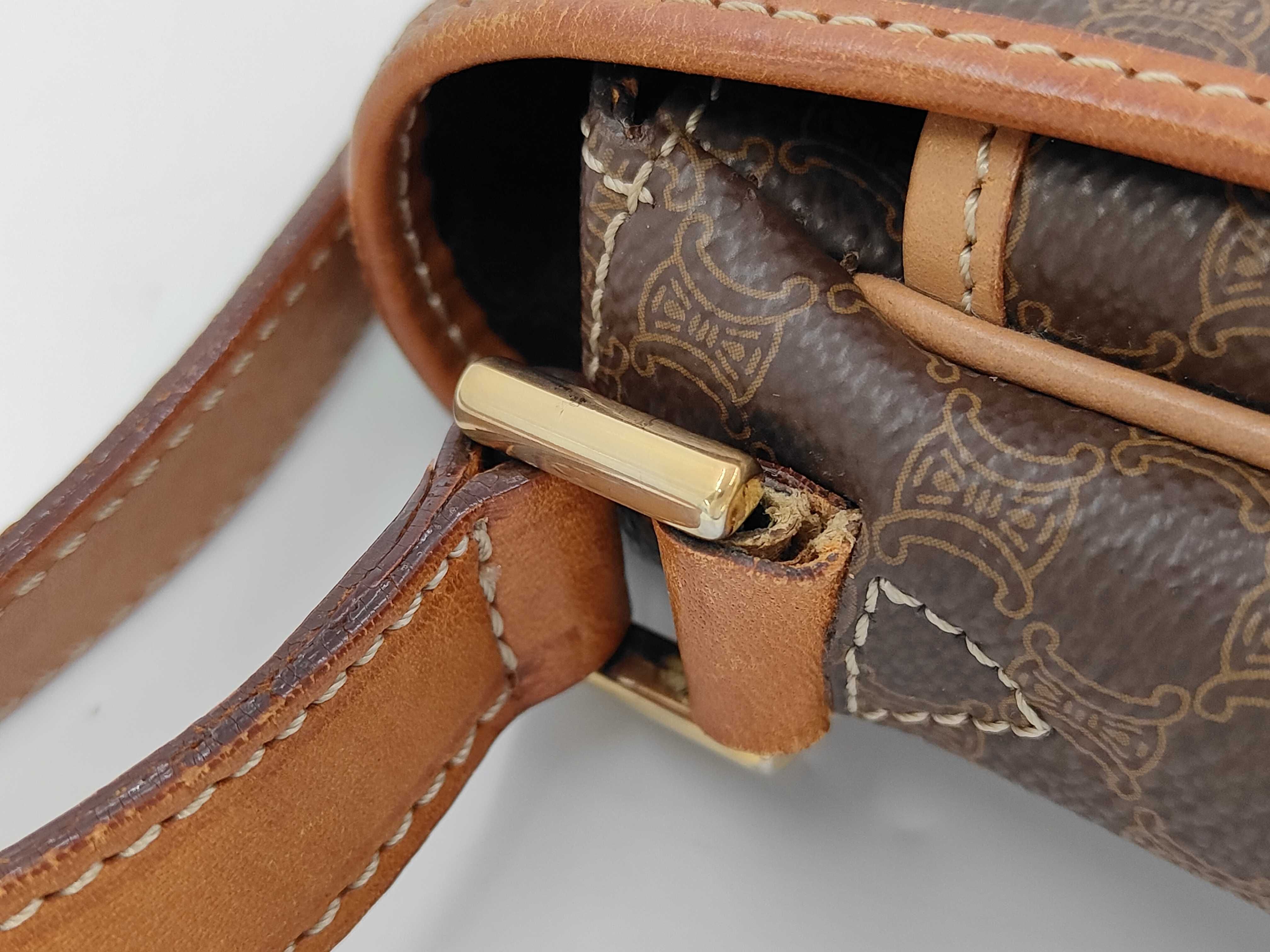 Macadam Shoulder Bag (Brown) — view 7