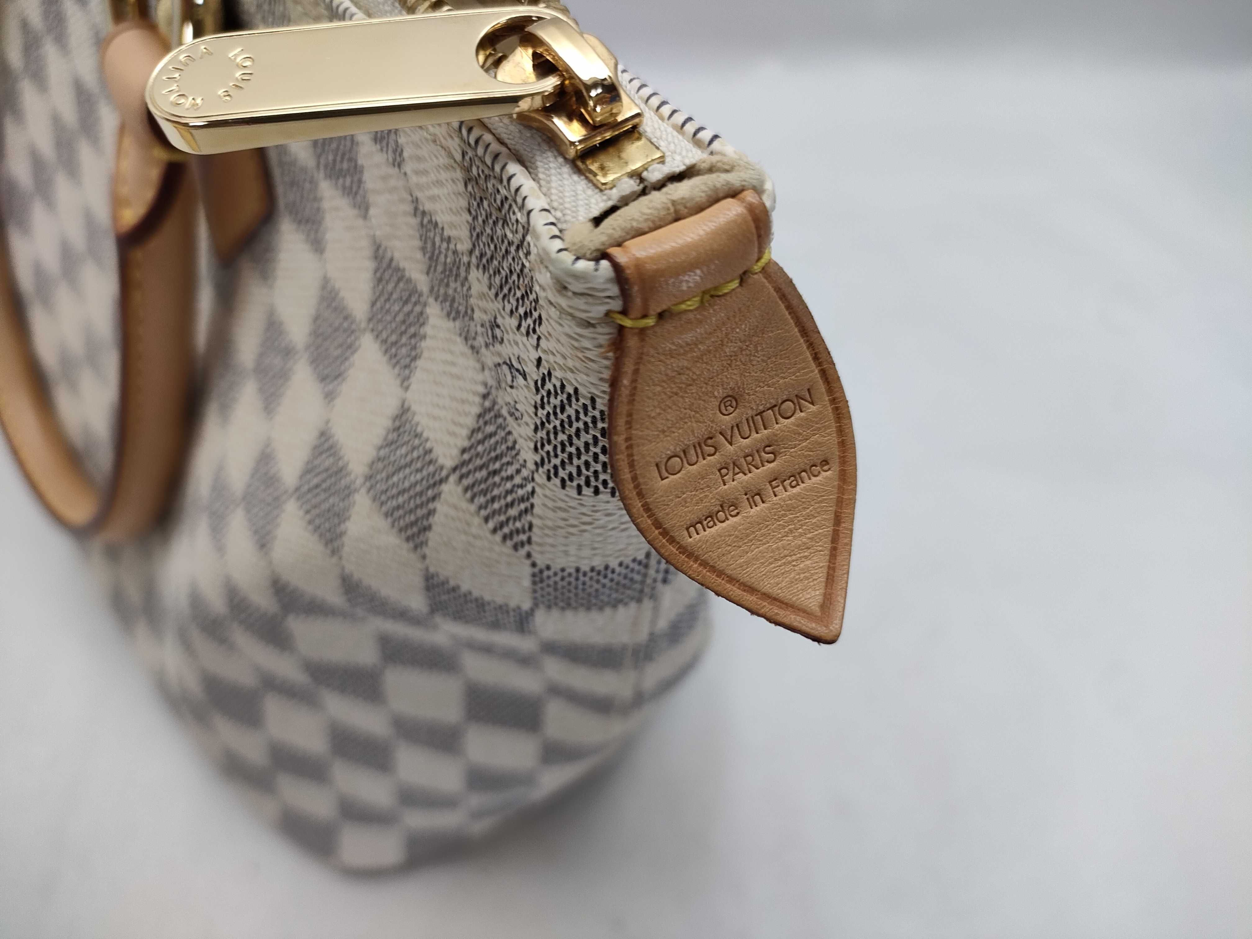 Damier Azur Saleya PM N51186 VI3007 Damier Azur White Bag Handbag — view 11