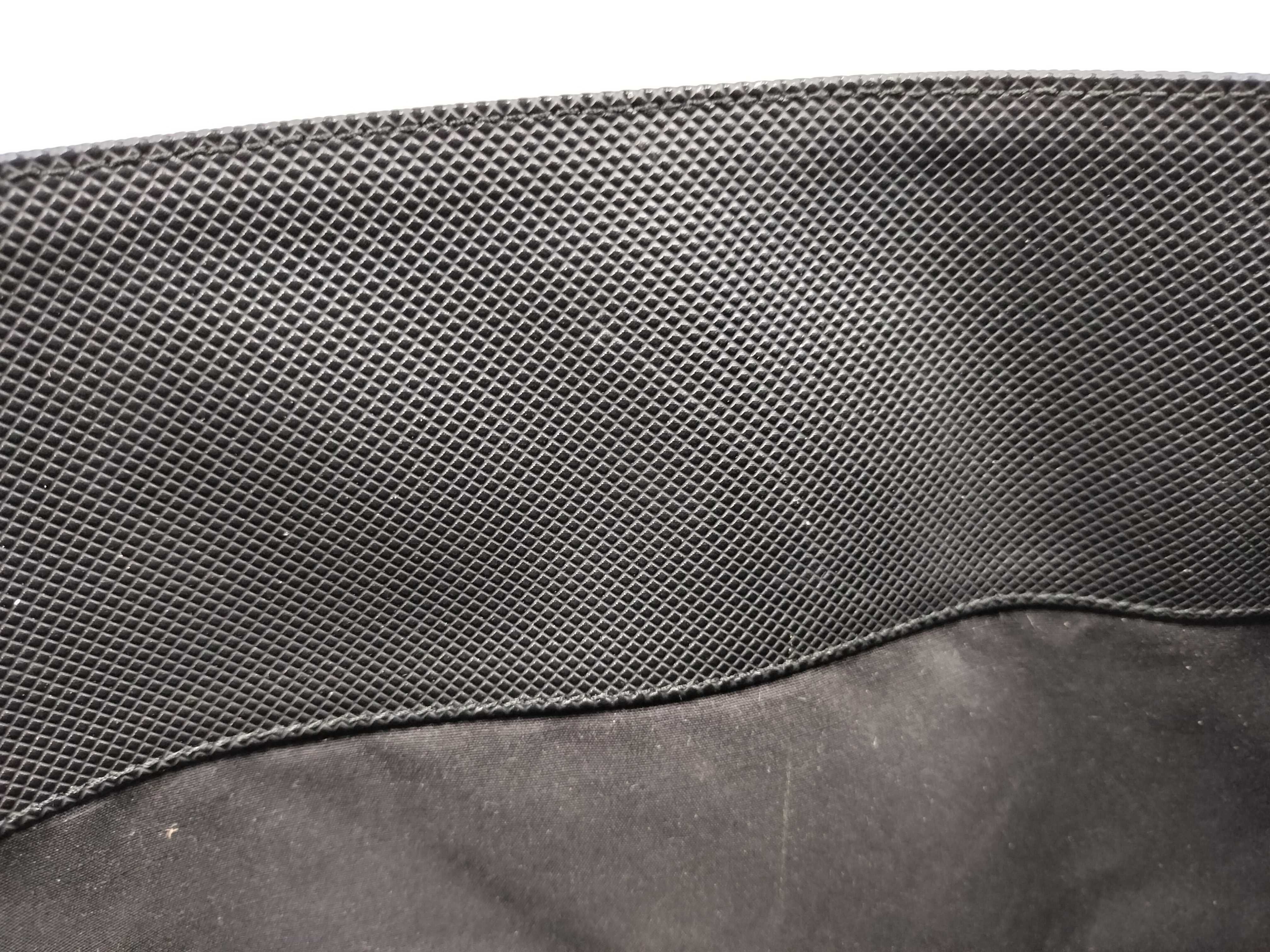 Marco Polo PVC x Leather Tote Bag, Black — view 13