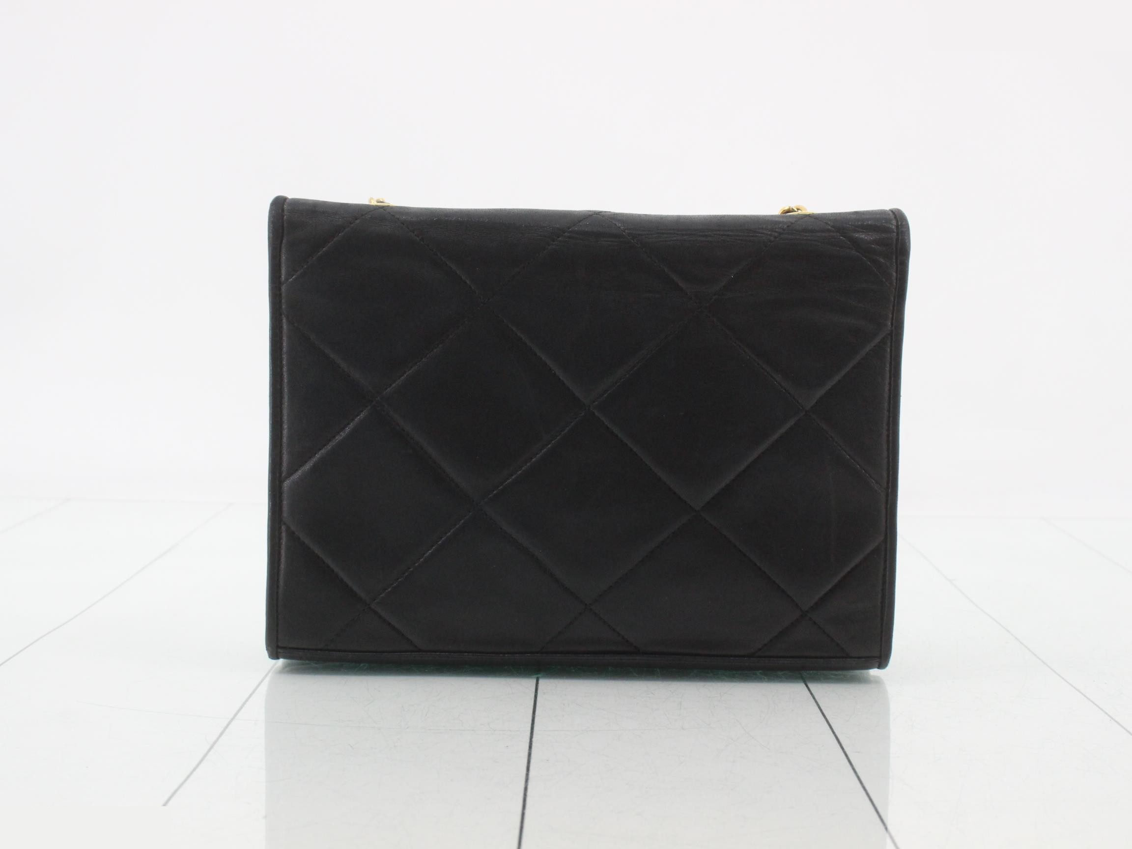 Lambskin Chain Shoulder Bag — view 2
