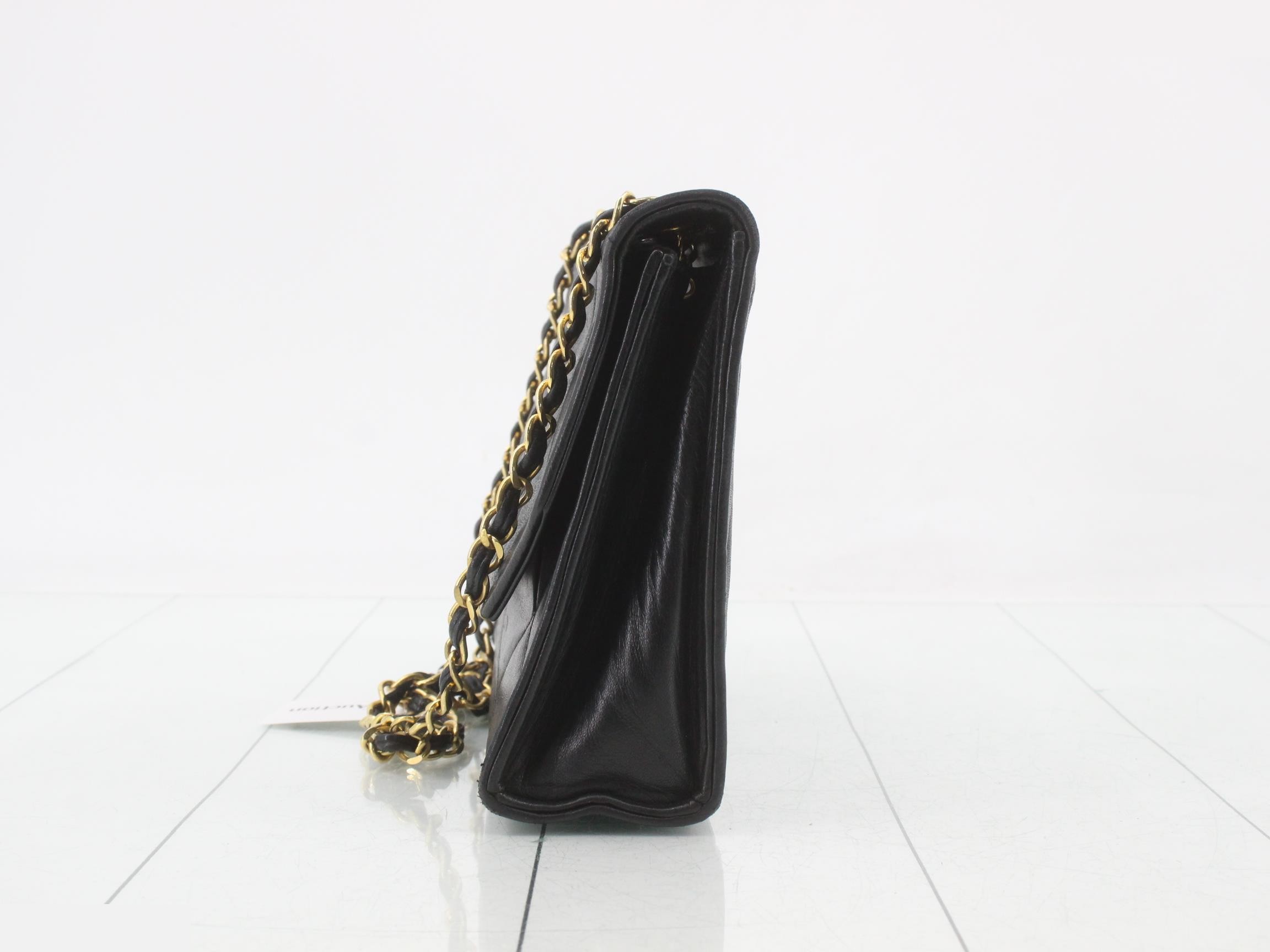 Lambskin Chain Shoulder Bag — view 3