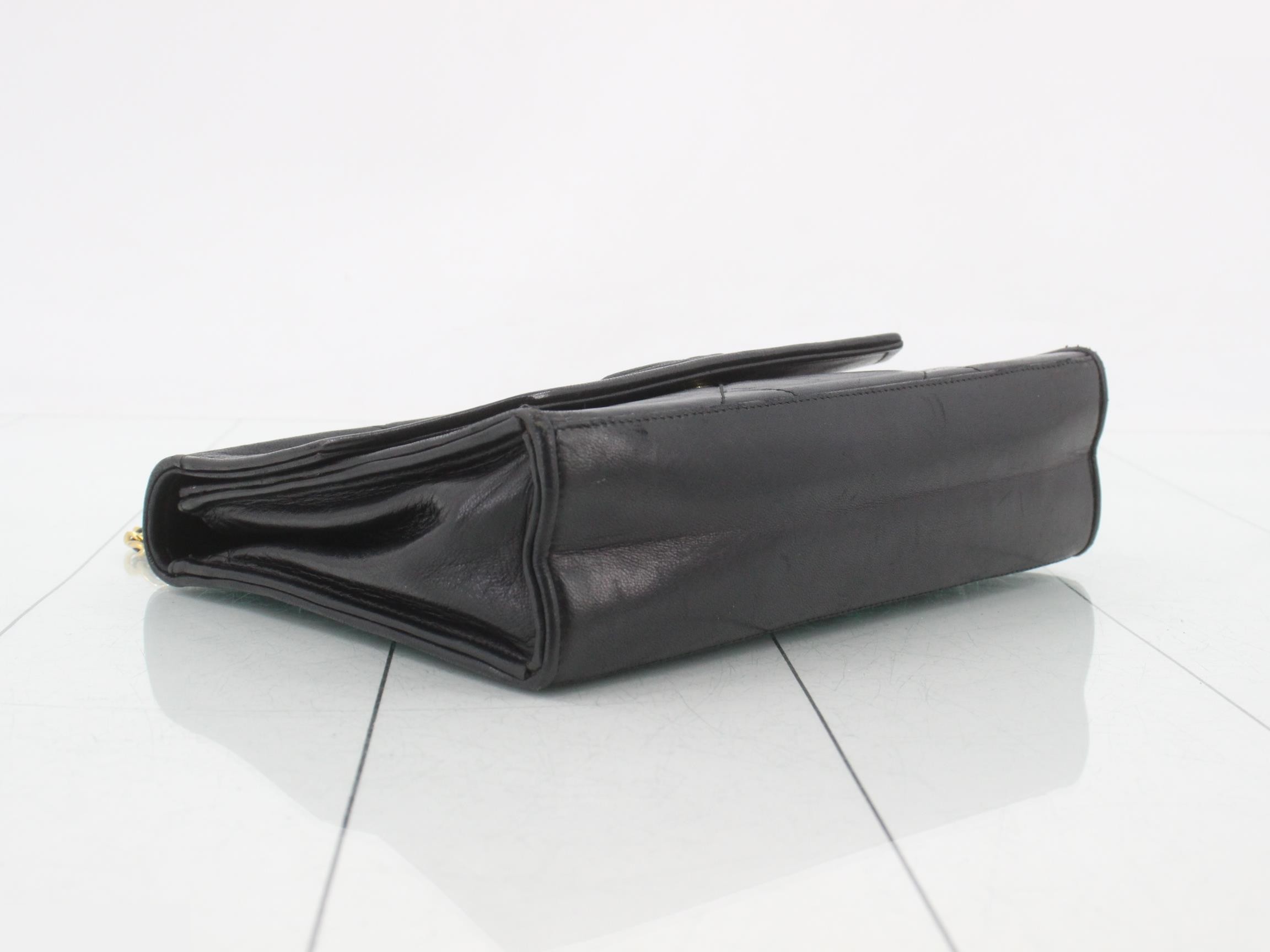 Lambskin Chain Shoulder Bag — view 5