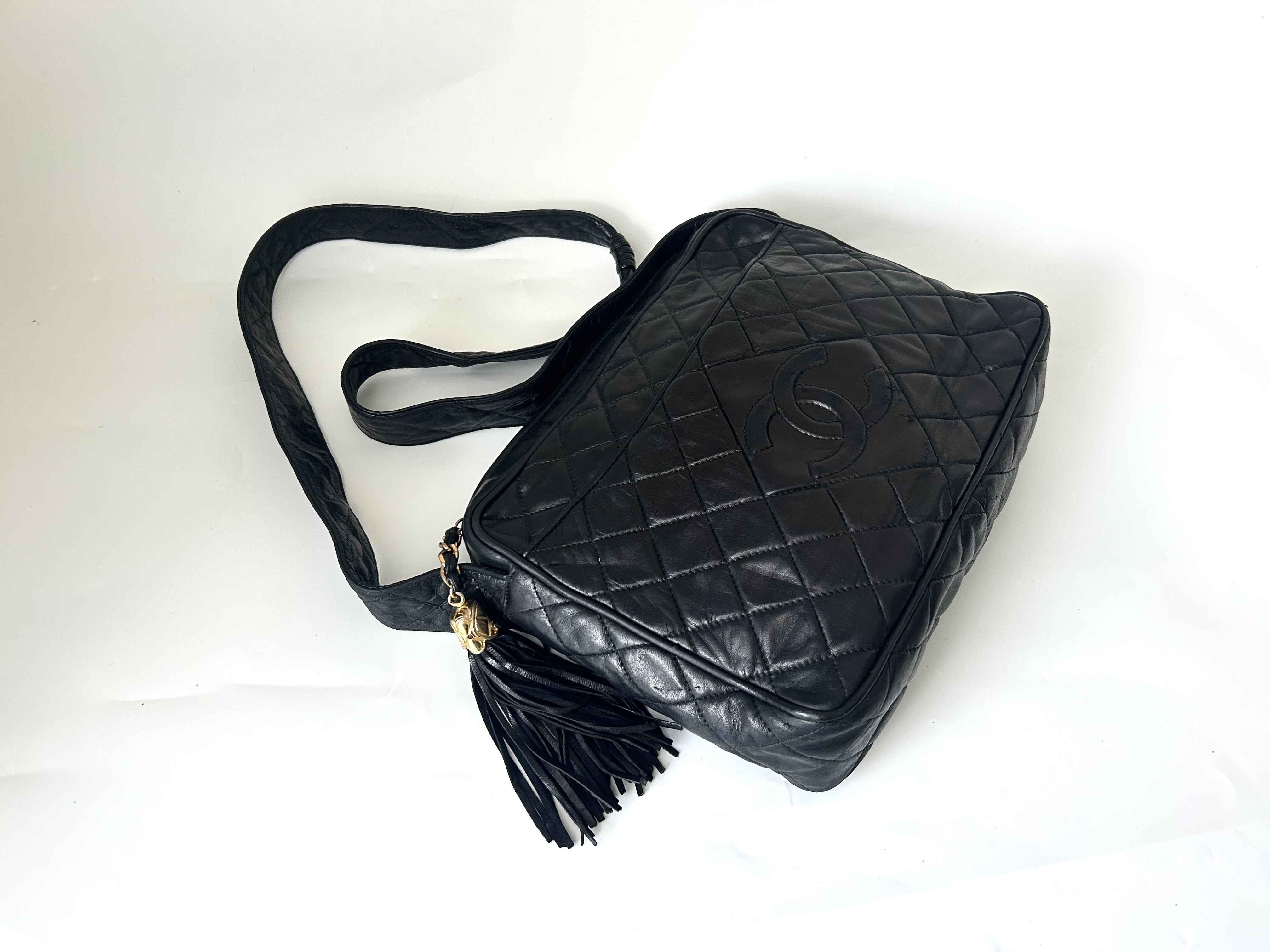 Fringe Coco Mark Matelasse Bag — view 4