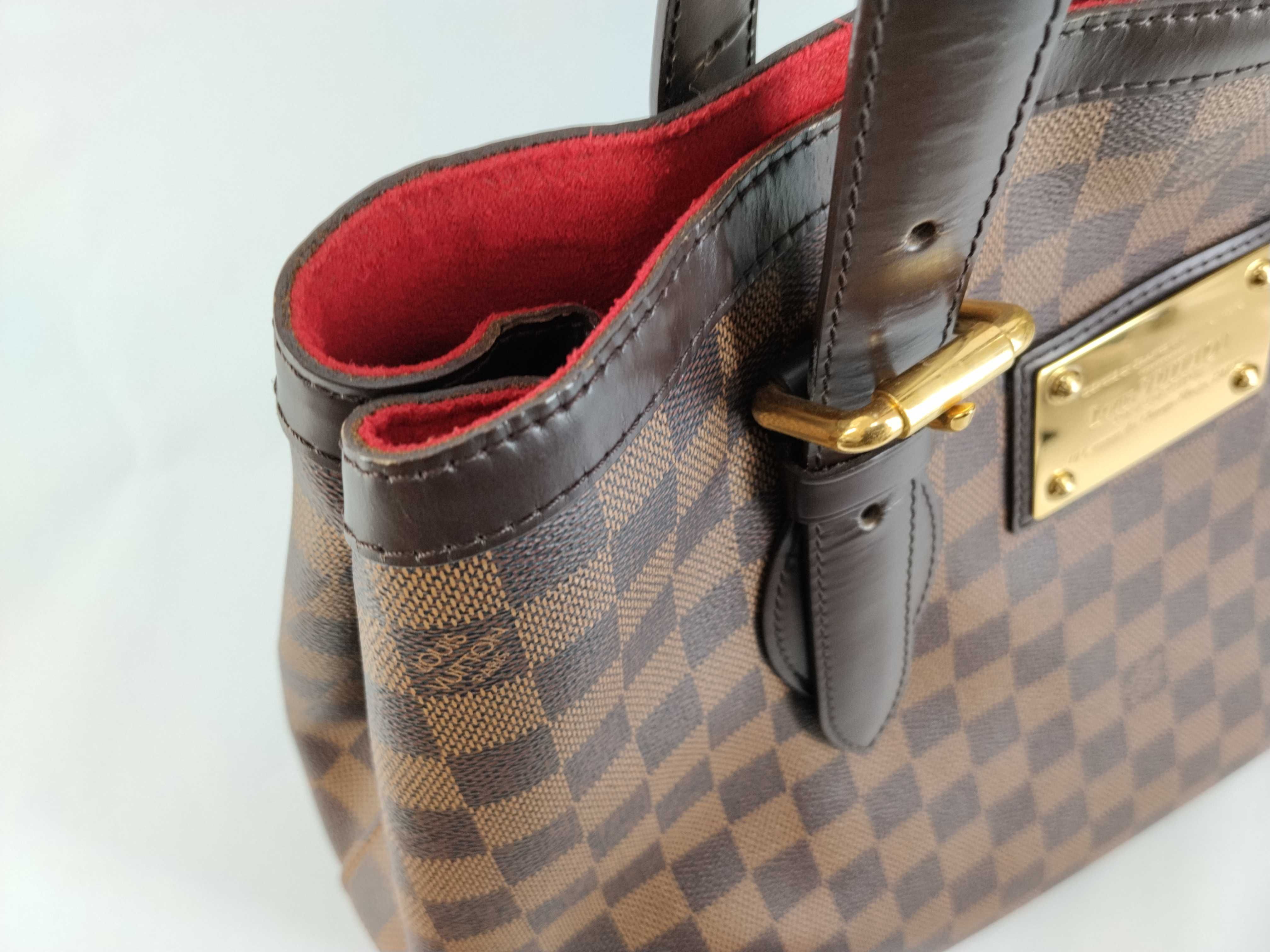 Damier Hampstead MM Shoulder Tote Bag — view 8