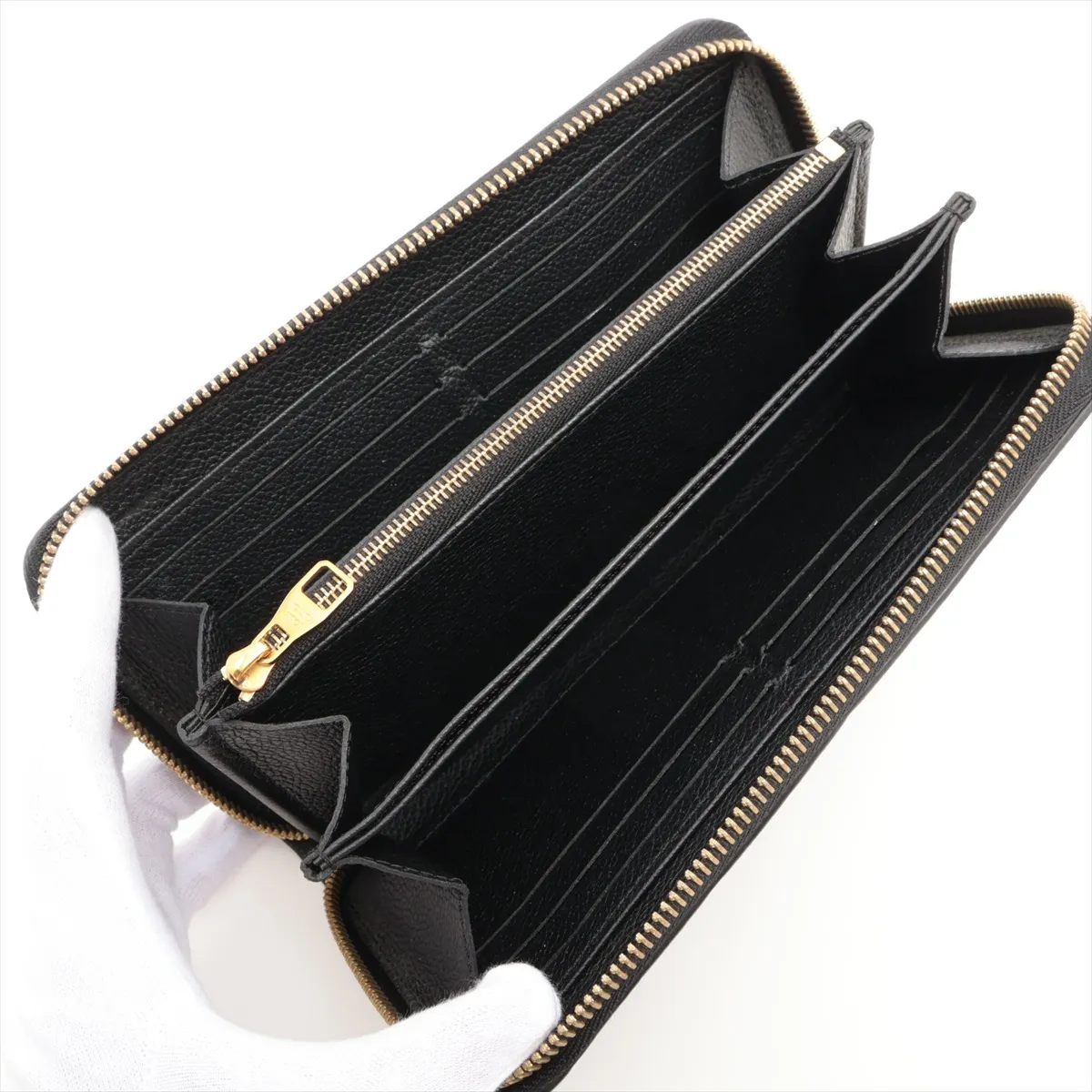 Empreinte Zippy Wallet M61864 SP4187 Noir Round Zip Wallet — view 3