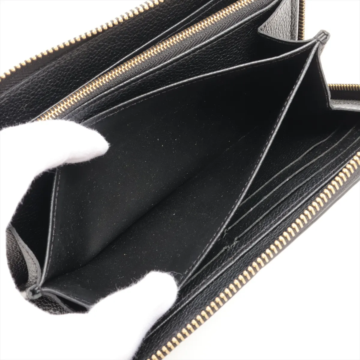 Empreinte Zippy Wallet M61864 SP4187 Noir Round Zip Wallet — view 8