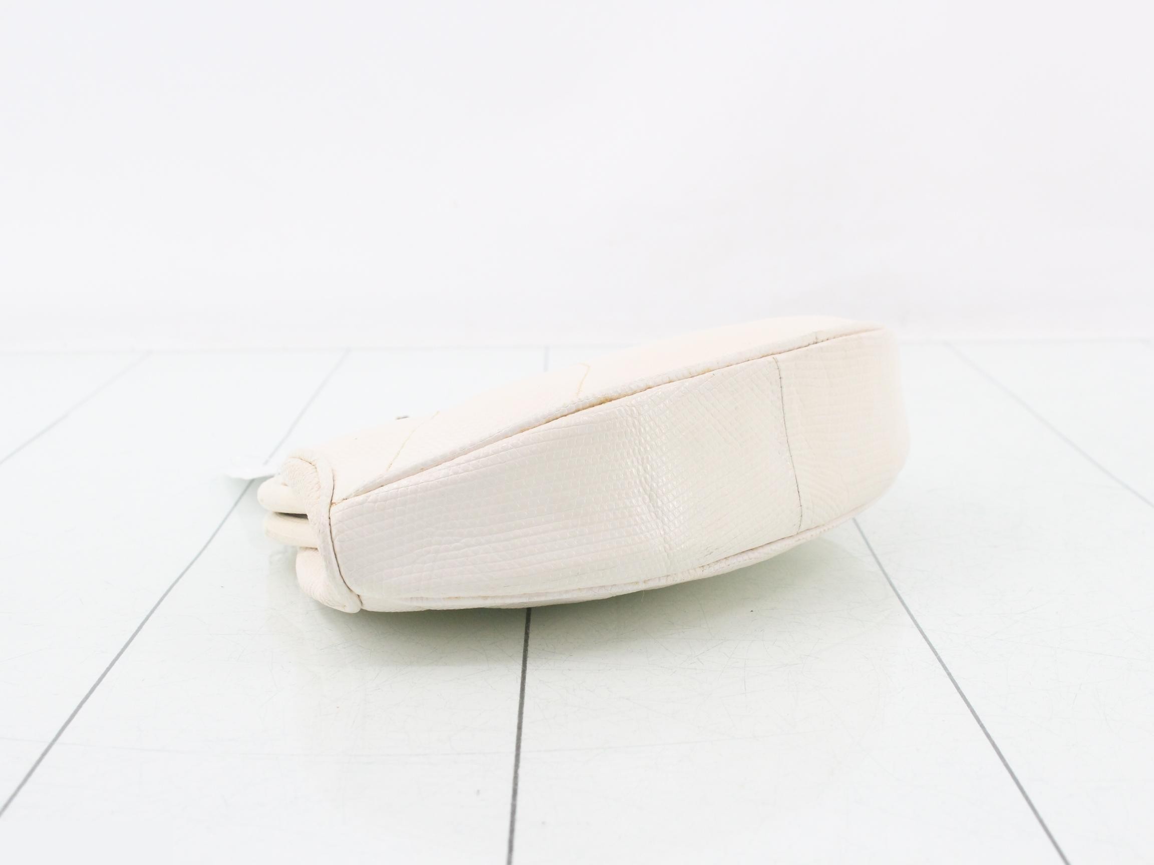 Lizard leather coin purse with Coco Mark and chain — view 5